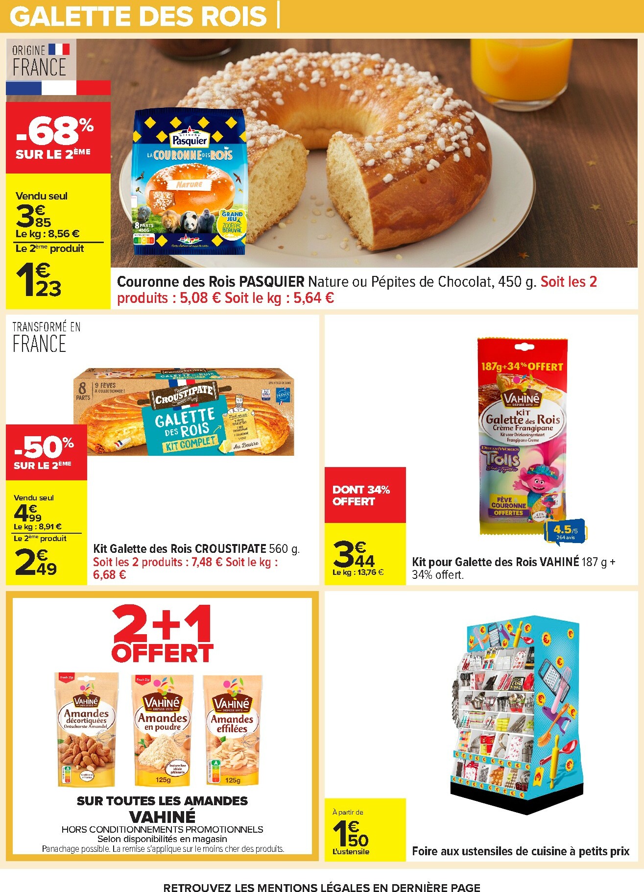 carrefour - Catalogue Carrefour - Nos Promos et Doublez Vos Euros Cagnottés valable du 29/12 au 12/01 - page: 36