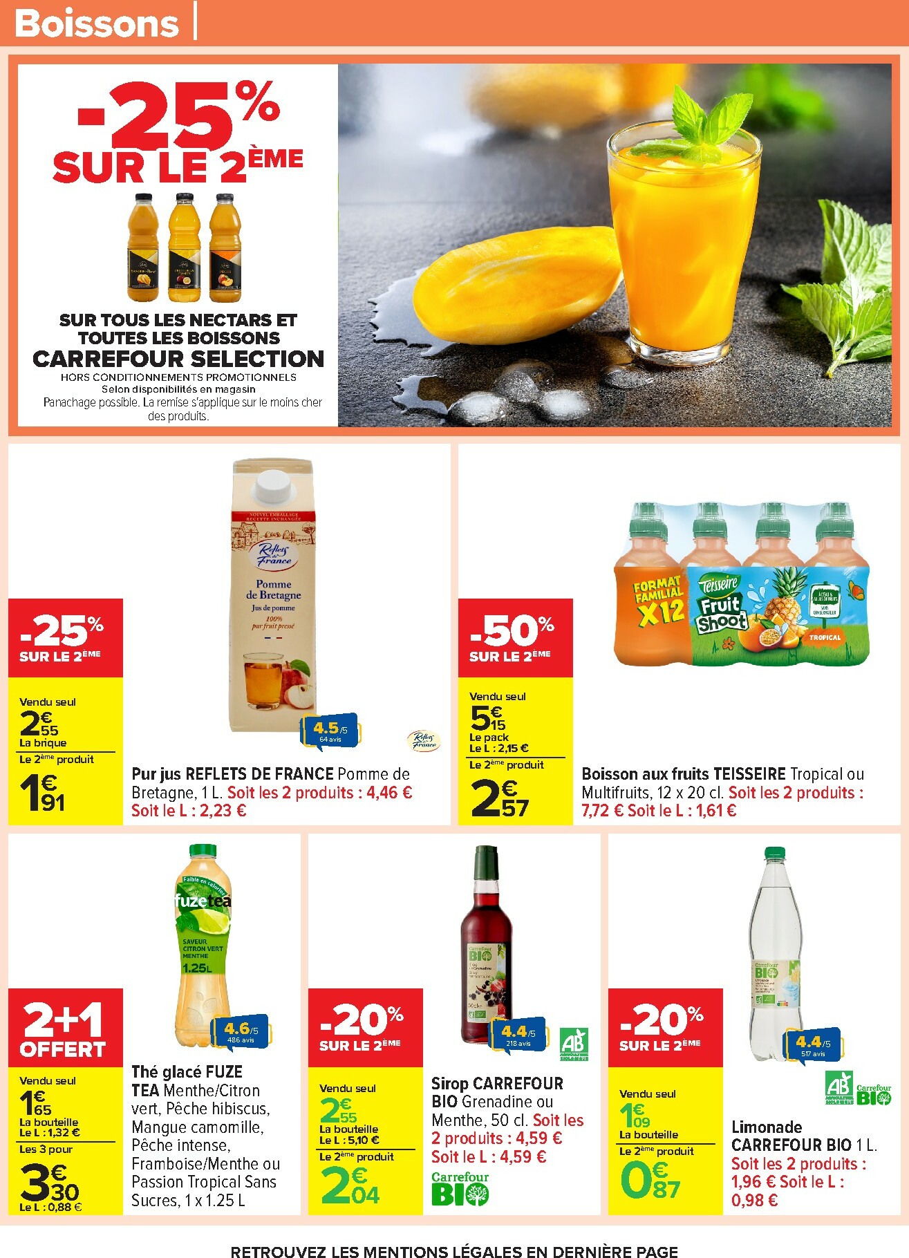 carrefour - Catalogue Carrefour - Nos Promos et Doublez Vos Euros Cagnottés valable du 29/12 au 12/01 - page: 58
