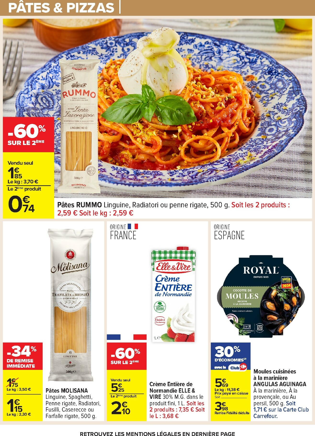 carrefour - Catalogue Carrefour - Nos Promos et Doublez Vos Euros Cagnottés valable du 29/12 au 12/01 - page: 47
