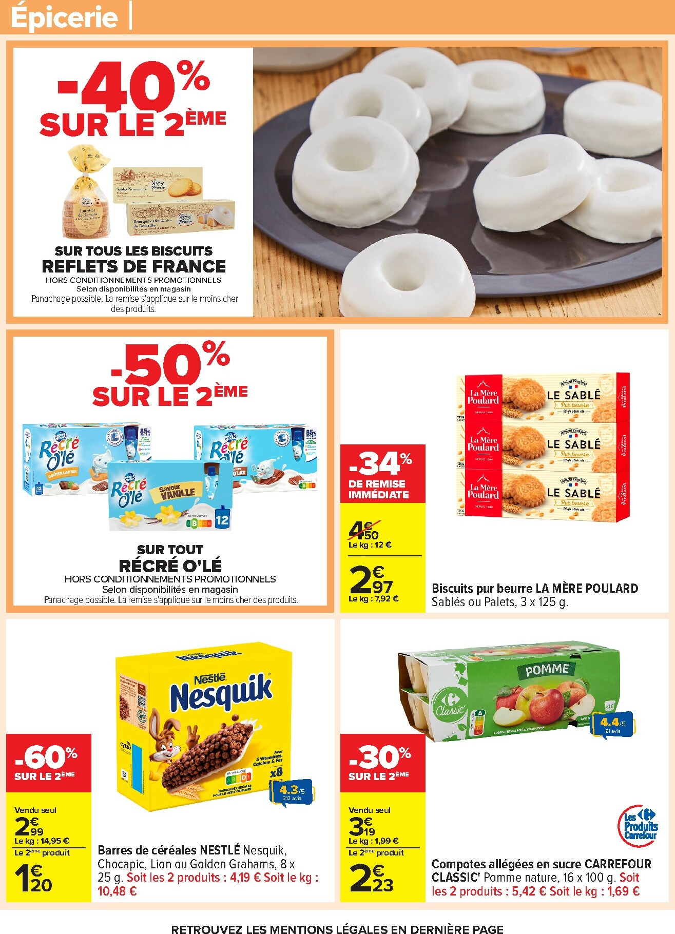 carrefour - Catalogue Carrefour - Nos Promos et Doublez Vos Euros Cagnottés valable du 29/12 au 12/01 - page: 56