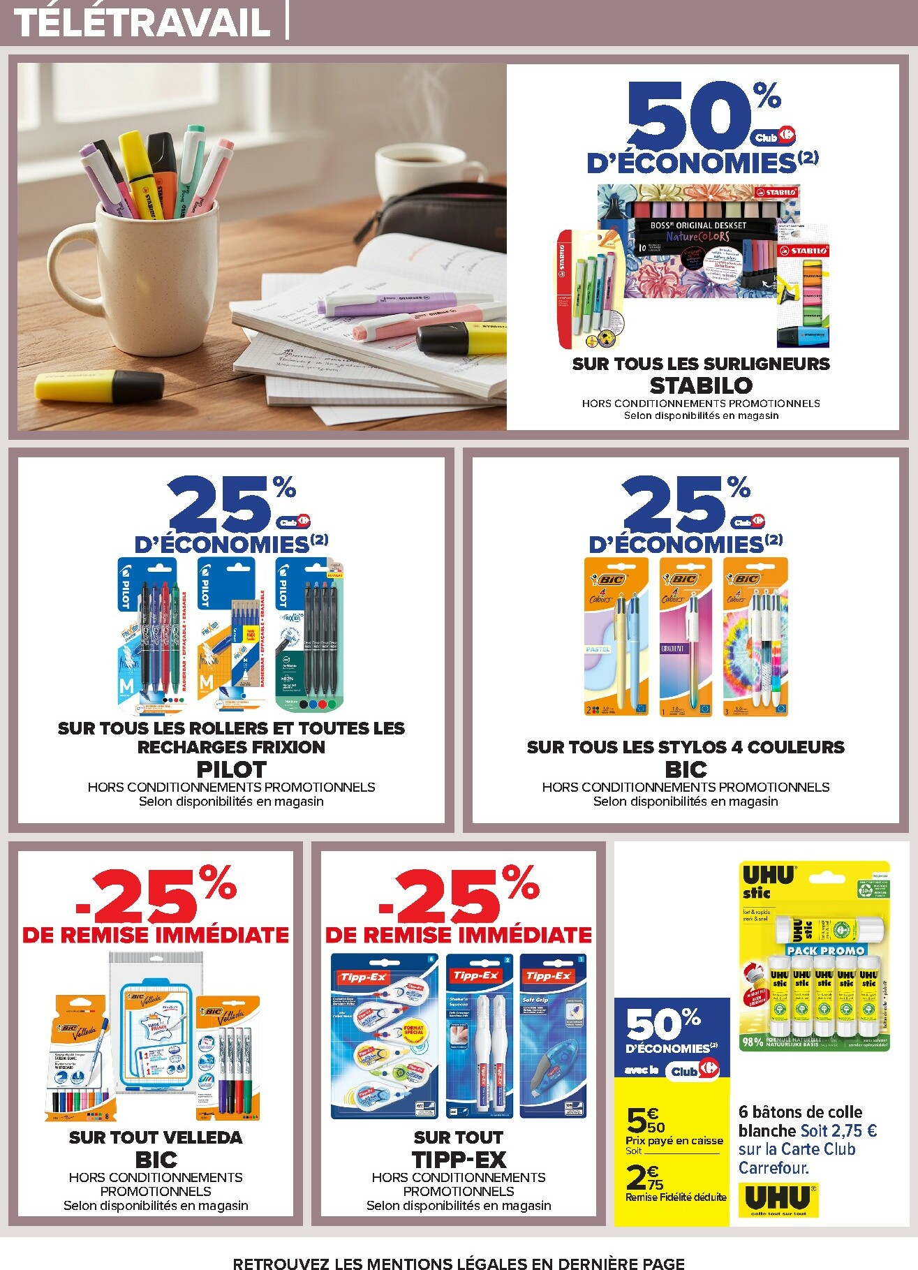 carrefour - Catalogue Carrefour - Nos Promos et Doublez Vos Euros Cagnottés valable du 29/12 au 12/01 - page: 87