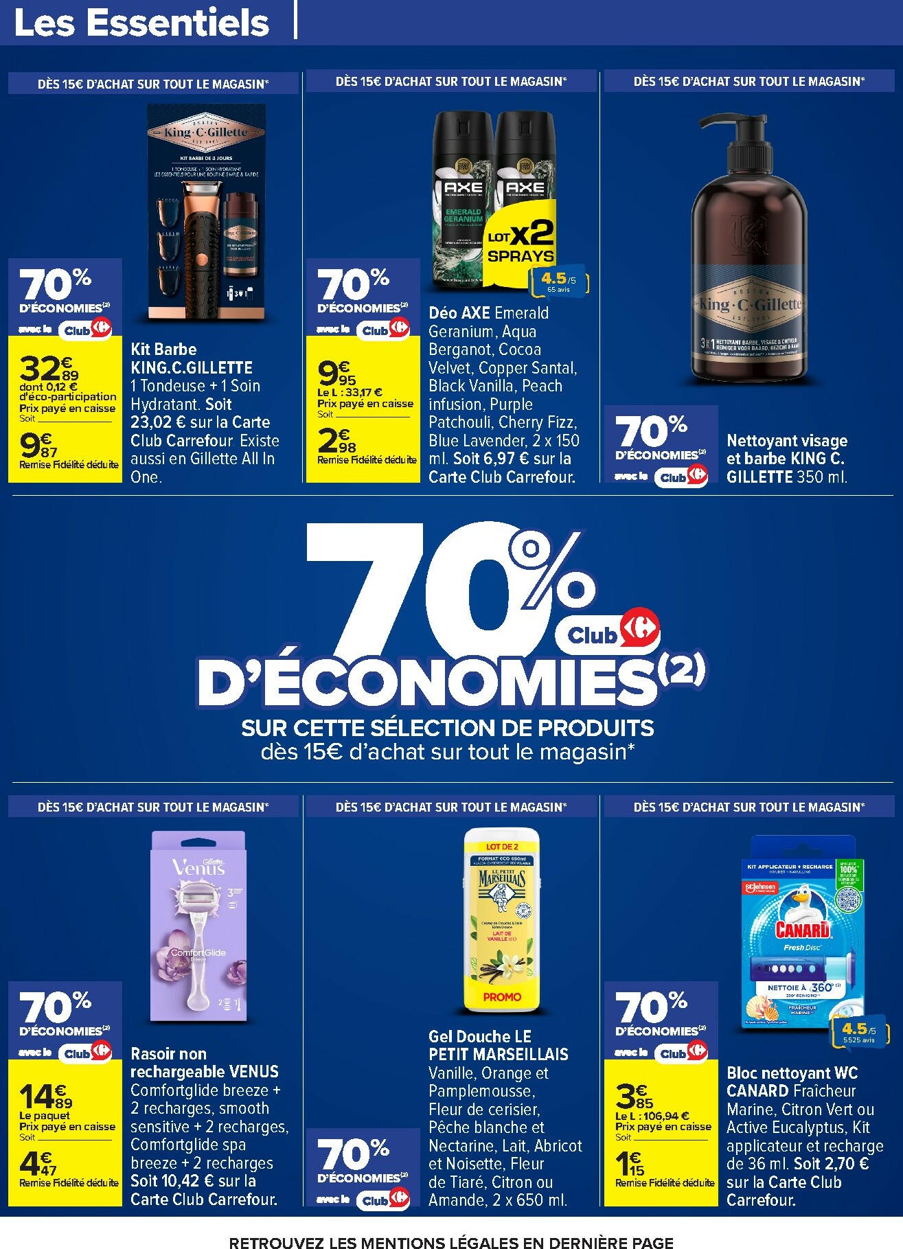 carrefour - Catalogue Carrefour - Nos Promos et Doublez Vos Euros Cagnottés valable du 29/12 au 12/01 - page: 67
