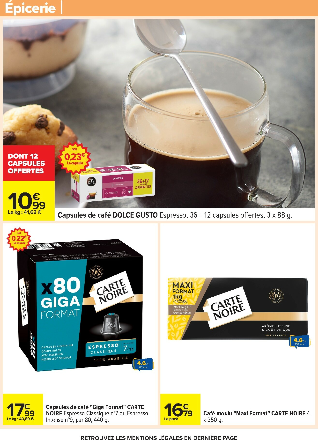 carrefour - Catalogue Carrefour - Nos Promos et Doublez Vos Euros Cagnottés valable du 29/12 au 12/01 - page: 55