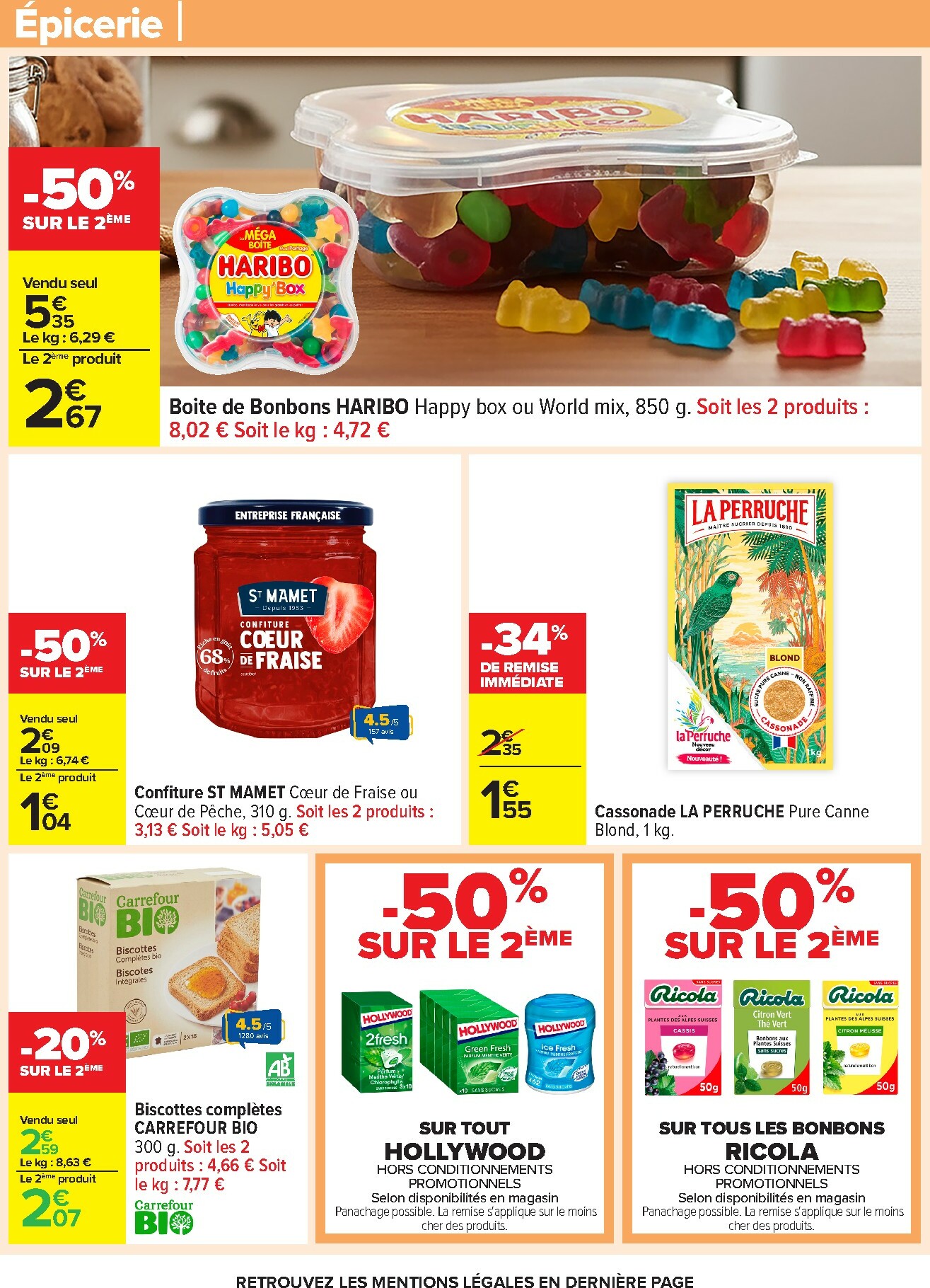carrefour - Catalogue Carrefour - Nos Promos et Doublez Vos Euros Cagnottés valable du 29/12 au 12/01 - page: 57