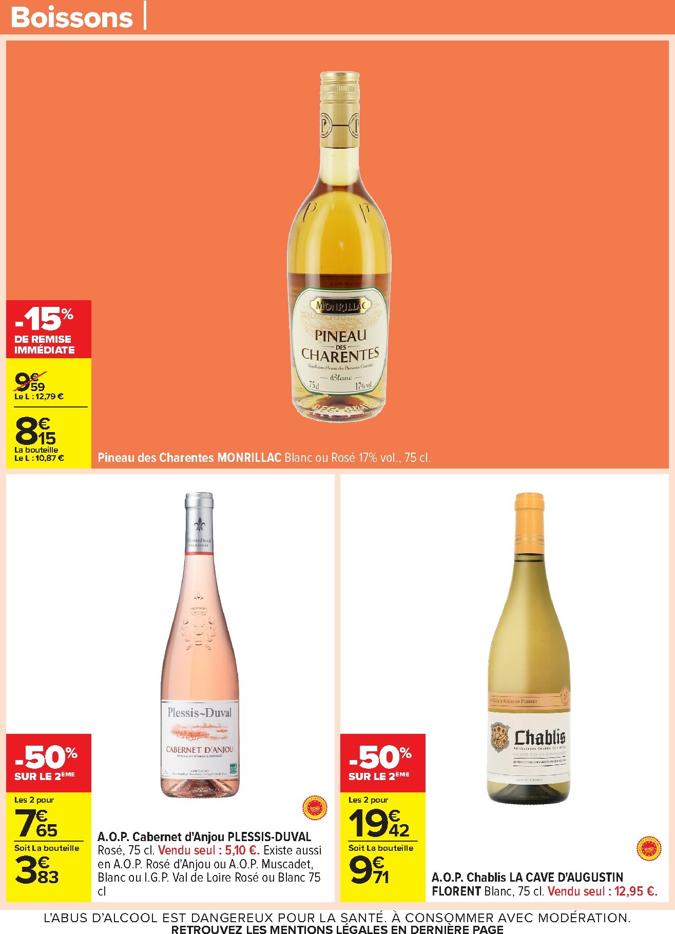 carrefour - Catalogue Carrefour - Nos Promos et Doublez Vos Euros Cagnottés valable du 29/12 au 12/01 - page: 63