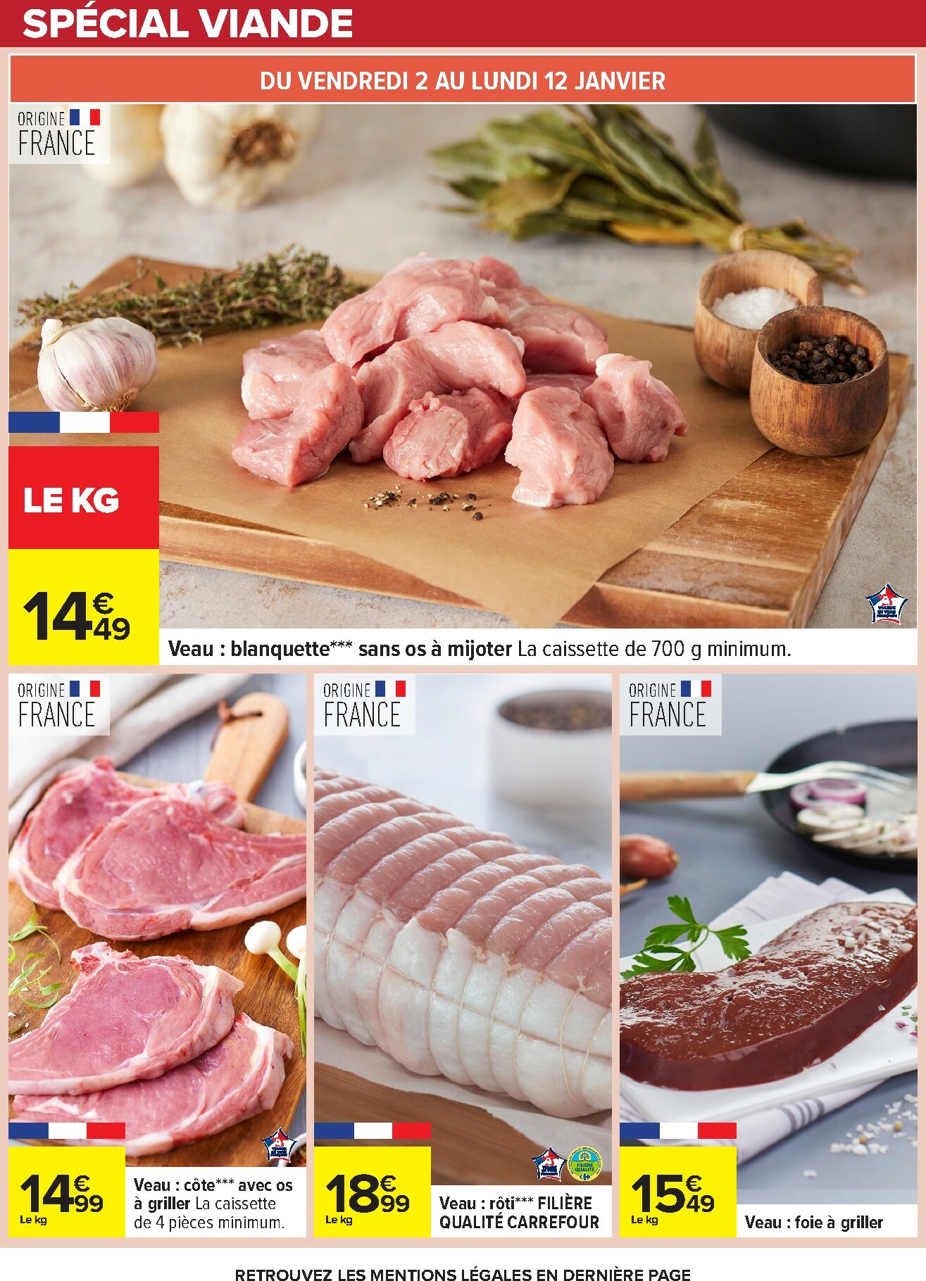 carrefour - Catalogue Carrefour - Nos Promos et Doublez Vos Euros Cagnottés valable du 29/12 au 12/01 - page: 18