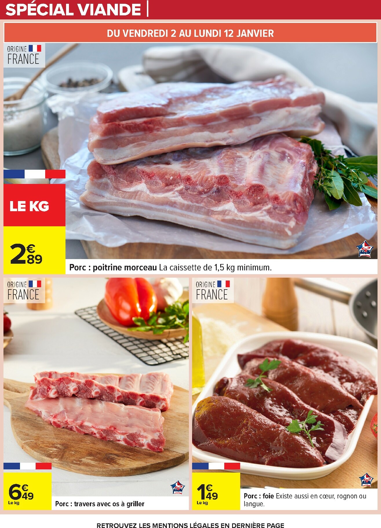 carrefour - Catalogue Carrefour - Nos Promos et Doublez Vos Euros Cagnottés valable du 29/12 au 12/01 - page: 15