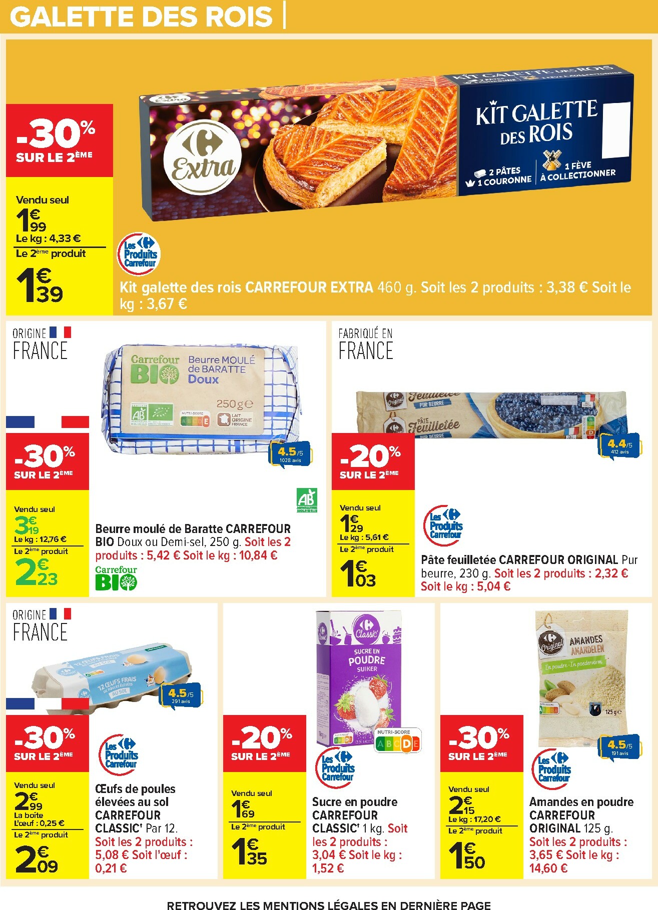 carrefour - Catalogue Carrefour - Nos Promos et Doublez Vos Euros Cagnottés valable du 29/12 au 12/01 - page: 34