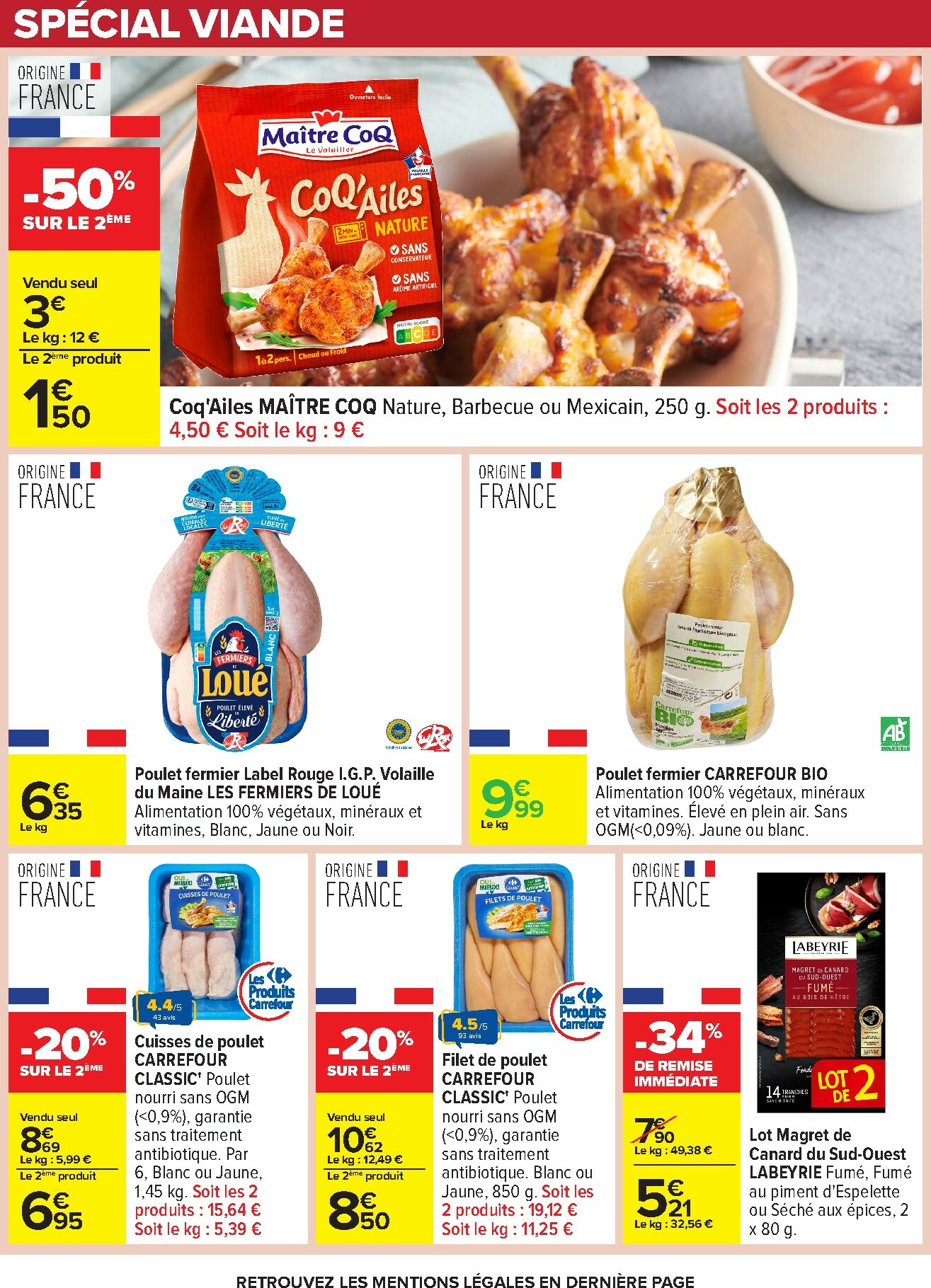 carrefour - Catalogue Carrefour - Nos Promos et Doublez Vos Euros Cagnottés valable du 29/12 au 12/01 - page: 23