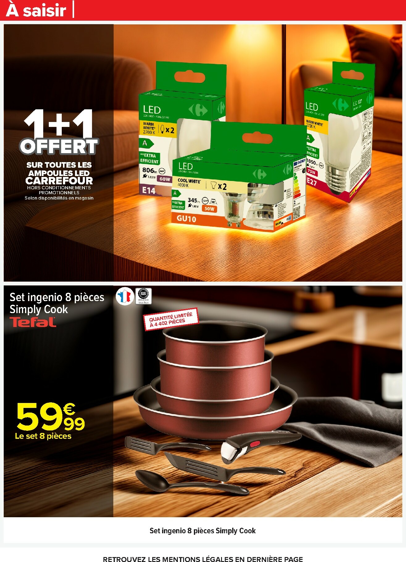 carrefour - Catalogue Carrefour - Nos Promos et Doublez Vos Euros Cagnottés valable du 29/12 au 12/01 - page: 80
