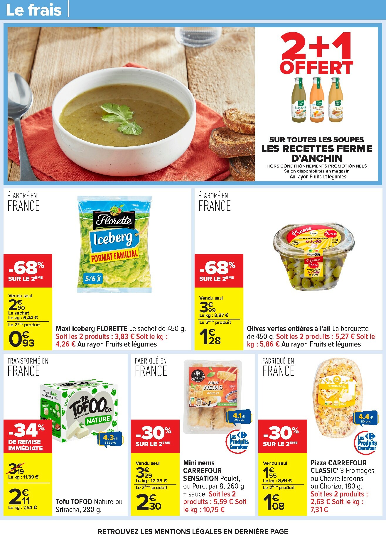 carrefour - Catalogue Carrefour - Nos Promos et Doublez Vos Euros Cagnottés valable du 29/12 au 12/01 - page: 41