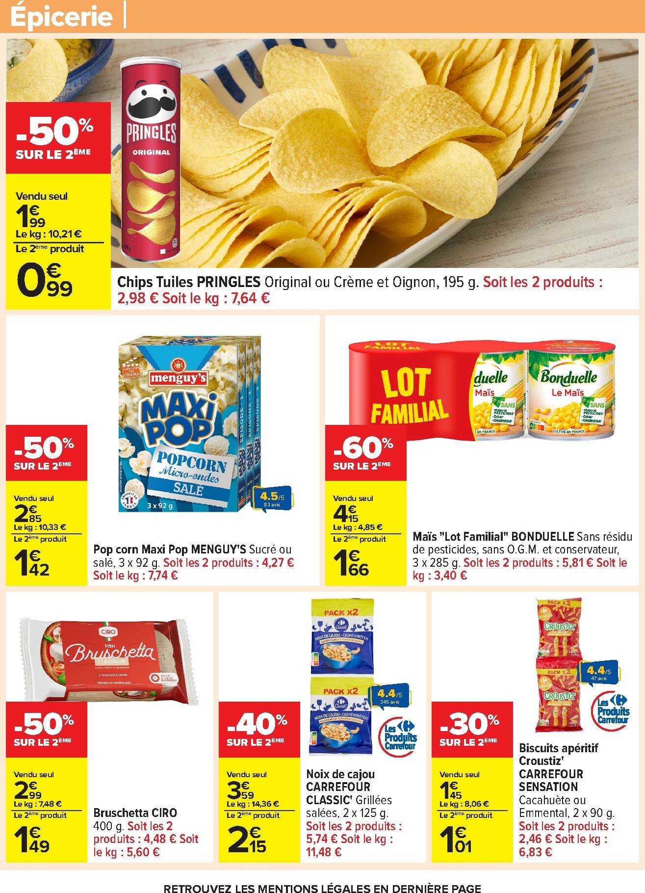 carrefour - Catalogue Carrefour - Nos Promos et Doublez Vos Euros Cagnottés valable du 29/12 au 12/01 - page: 53