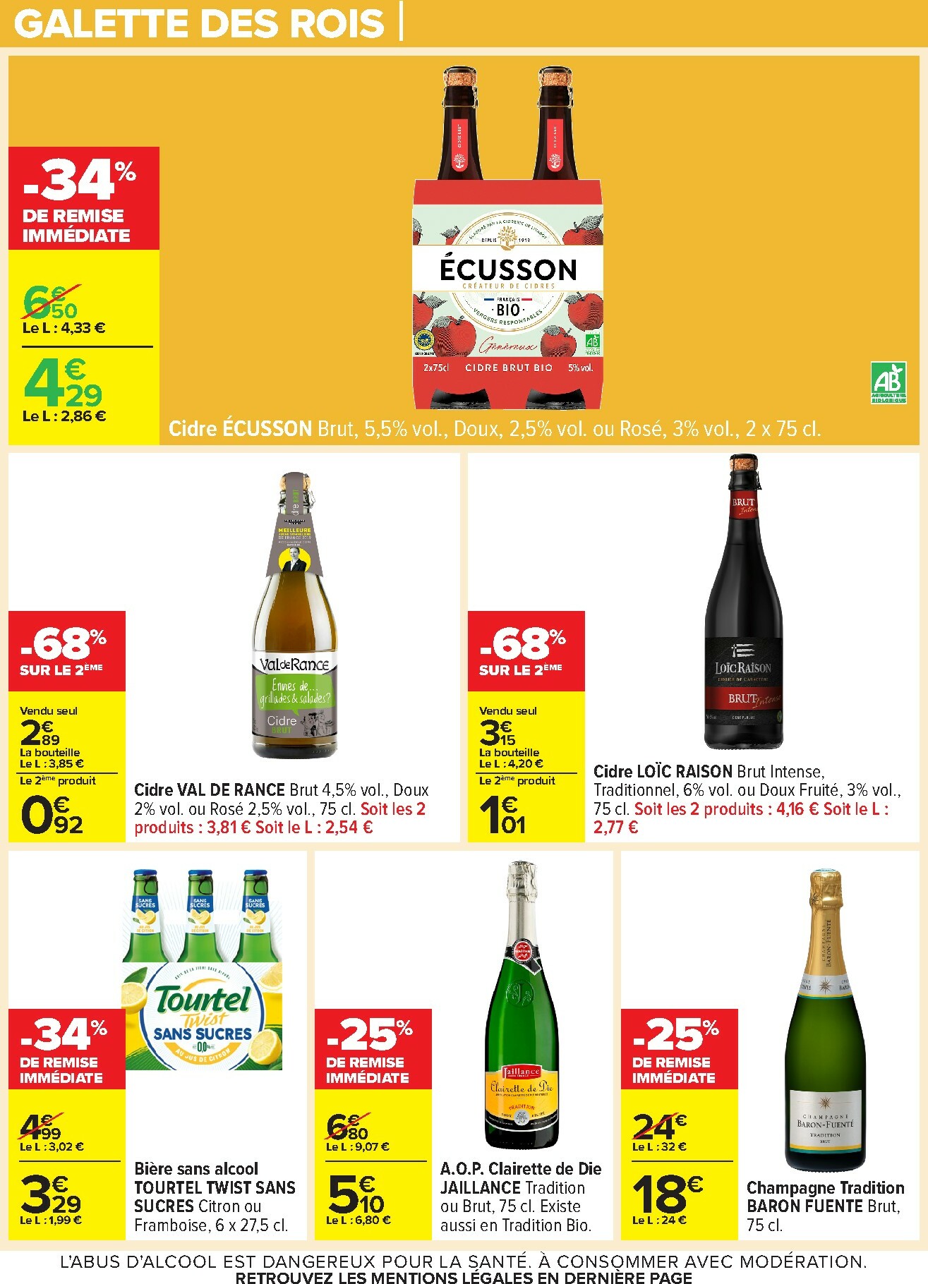 carrefour - Catalogue Carrefour - Nos Promos et Doublez Vos Euros Cagnottés valable du 29/12 au 12/01 - page: 37