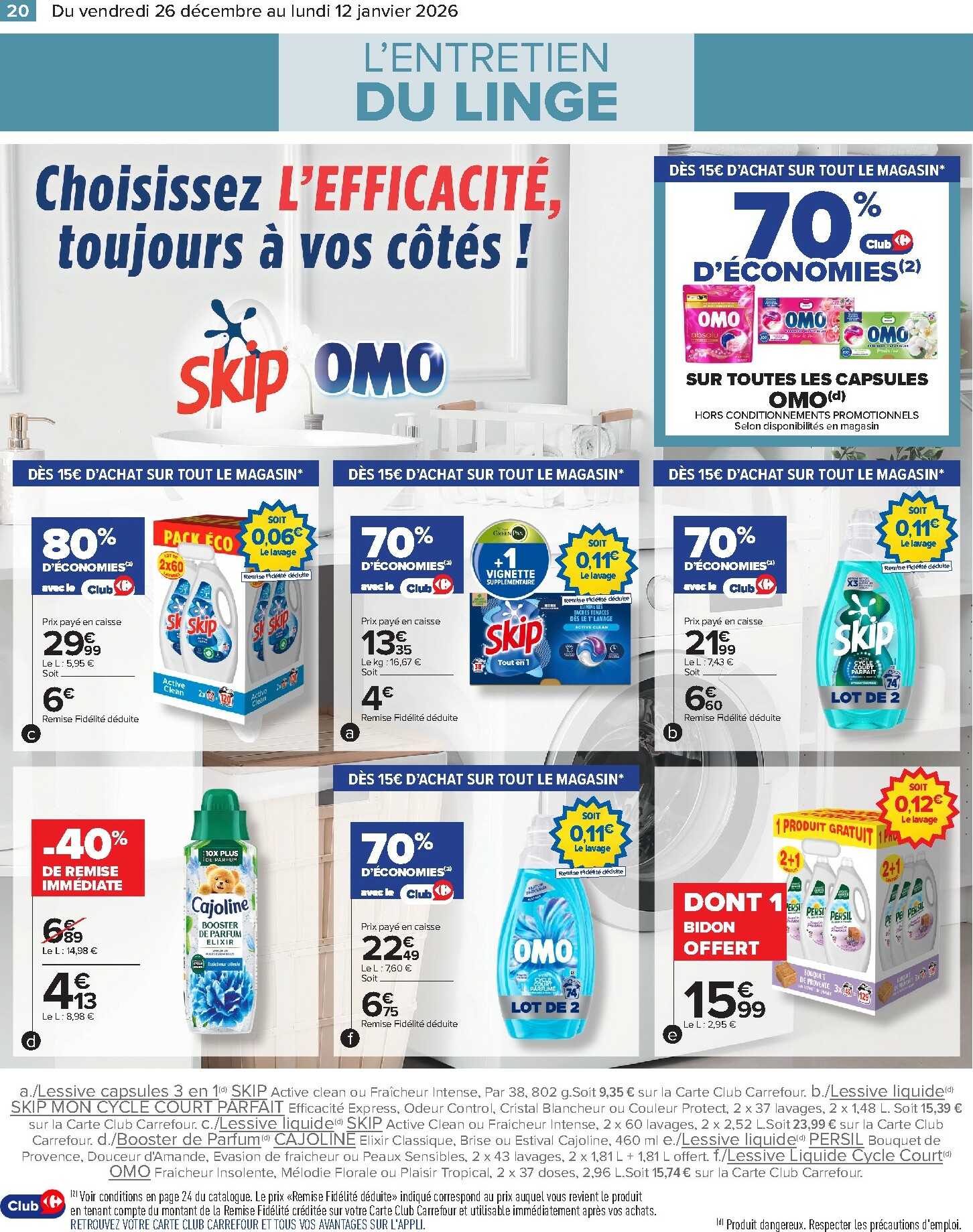 carrefour - Catalogue Carrefour - Le Blanc valable du 26/12 au 12/01 - page: 22
