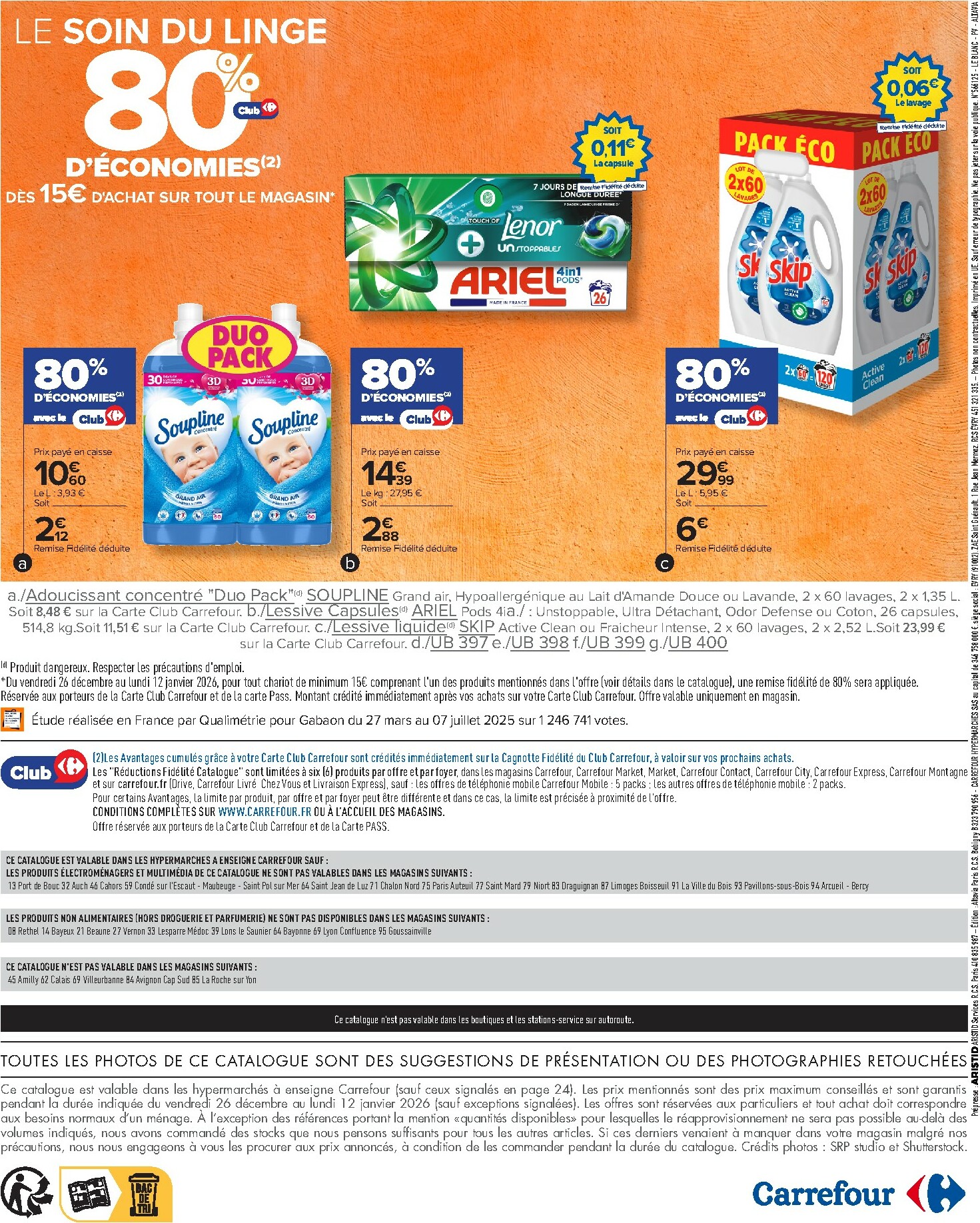 carrefour - Catalogue Carrefour - Le Blanc valable du 26/12 au 12/01 - page: 2