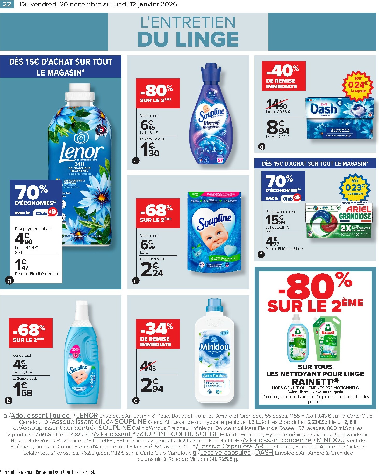 carrefour - Catalogue Carrefour - Le Blanc valable du 26/12 au 12/01 - page: 24