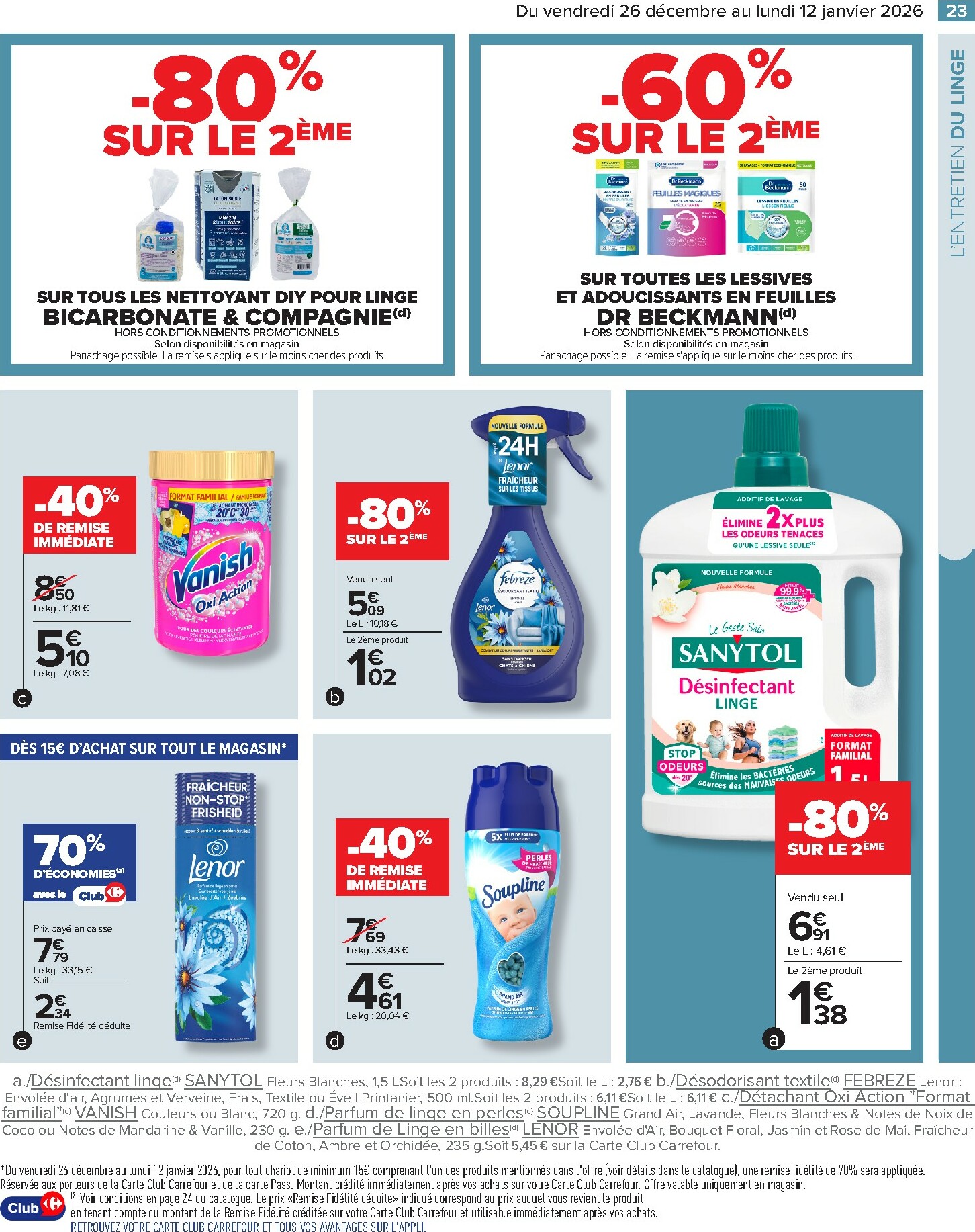 carrefour - Catalogue Carrefour - Le Blanc valable du 26/12 au 12/01 - page: 25
