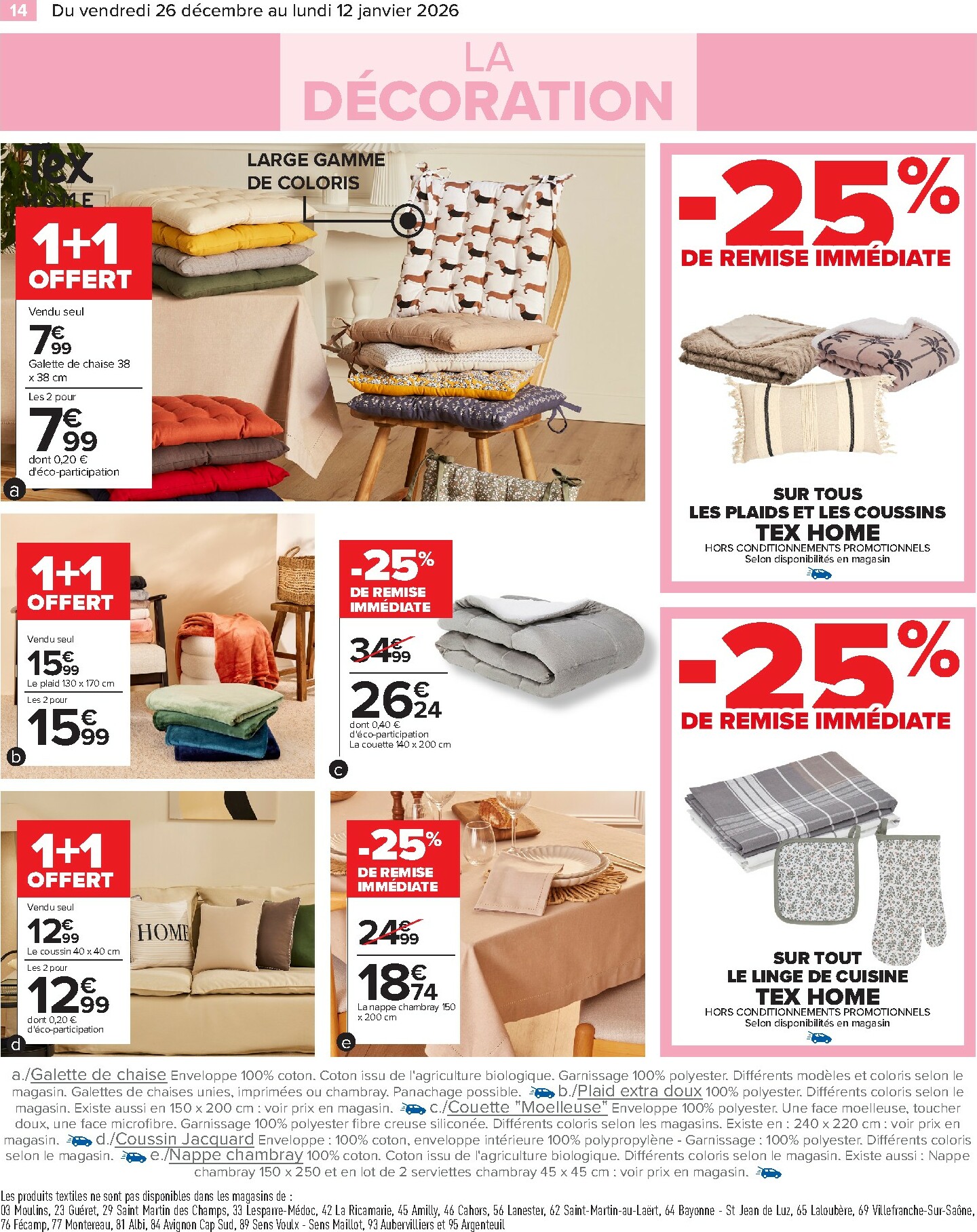 carrefour - Catalogue Carrefour - Le Blanc valable du 26/12 au 12/01 - page: 16