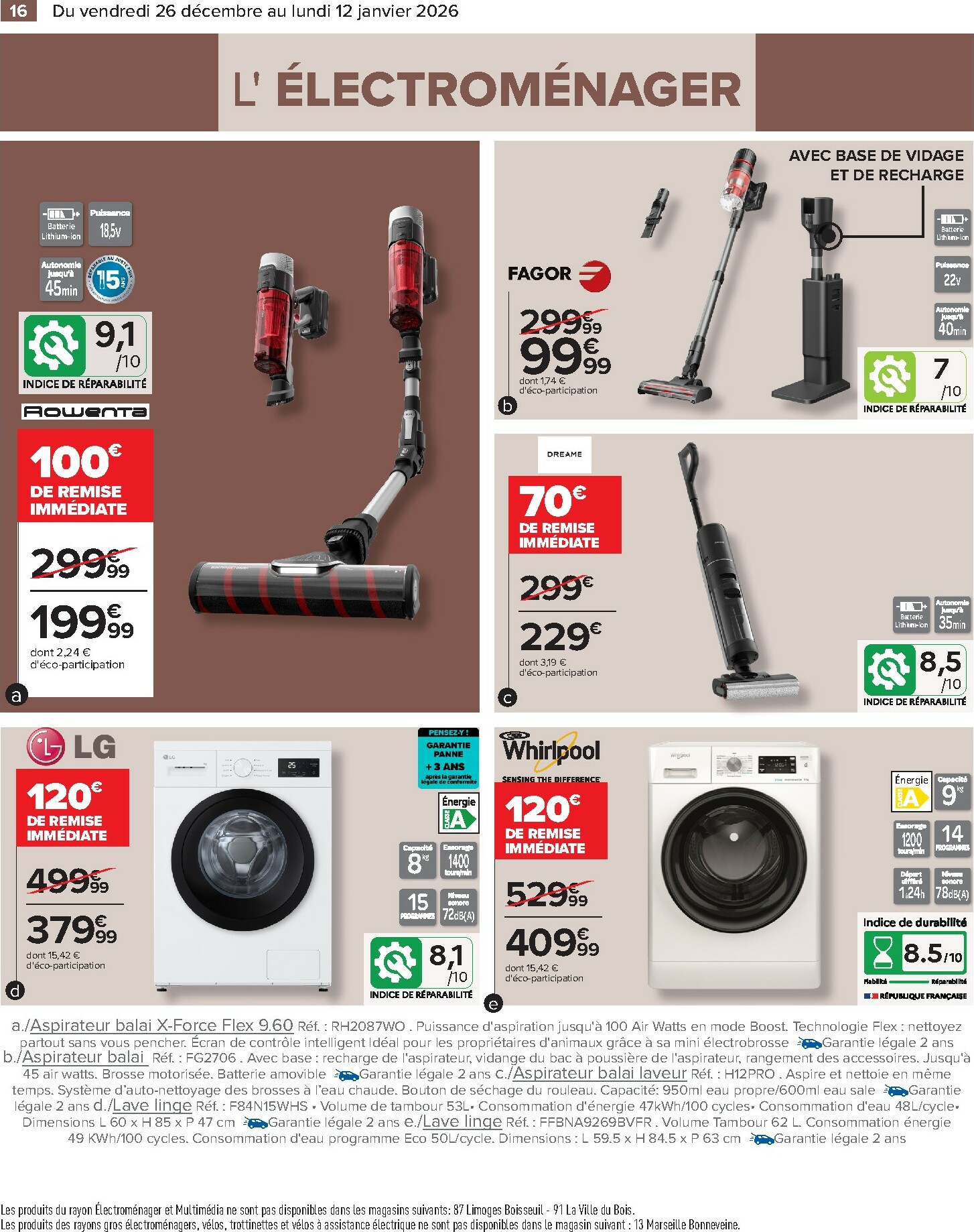 carrefour - Catalogue Carrefour - Le Blanc valable du 26/12 au 12/01 - page: 18