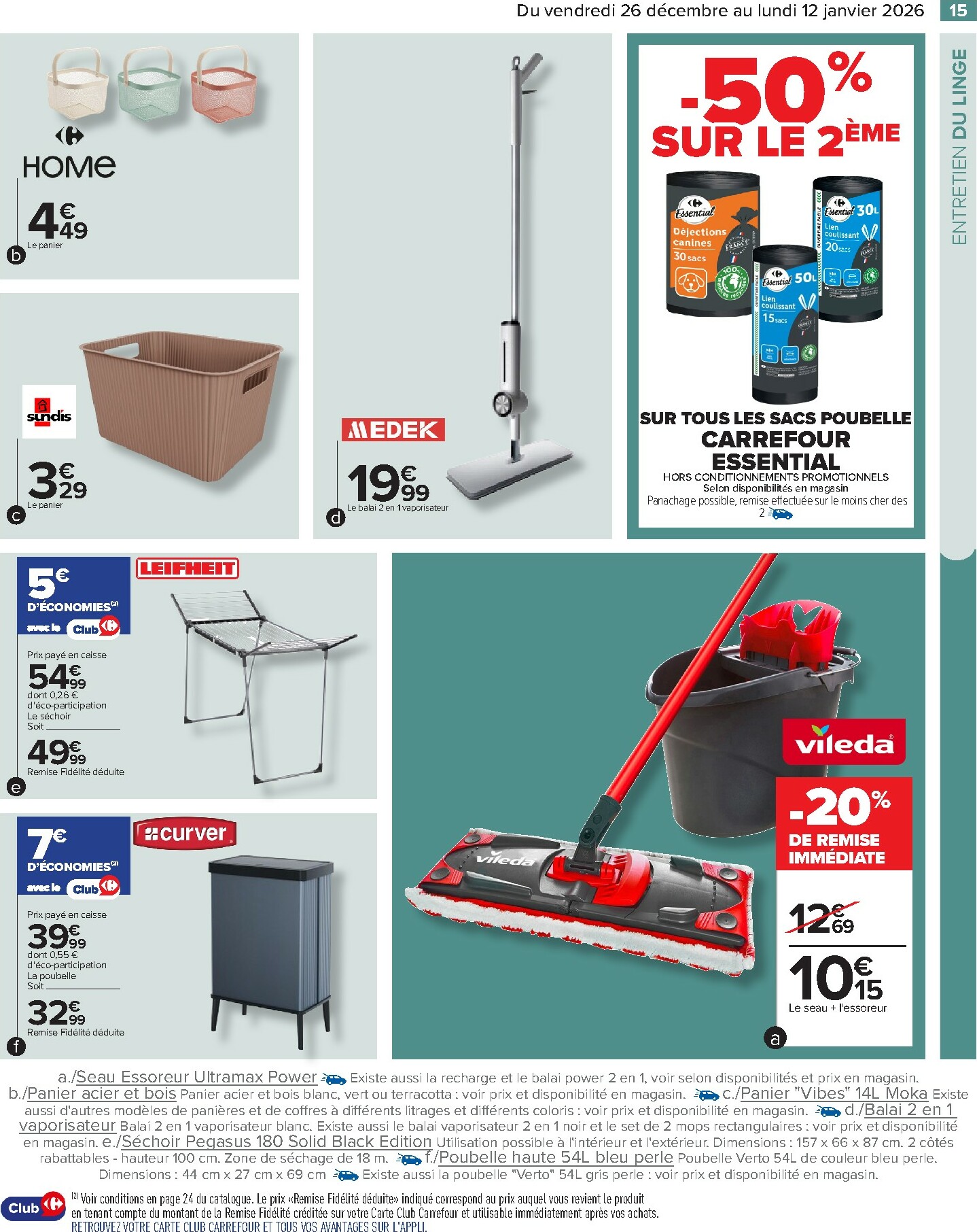 carrefour - Catalogue Carrefour - Le Blanc valable du 26/12 au 12/01 - page: 17