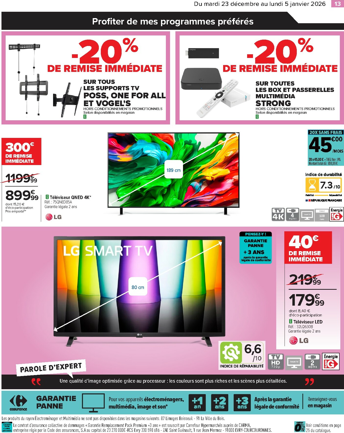 carrefour - Catalogue Carrefour - Électroménager valable du 23/12 au 05/01 - page: 15