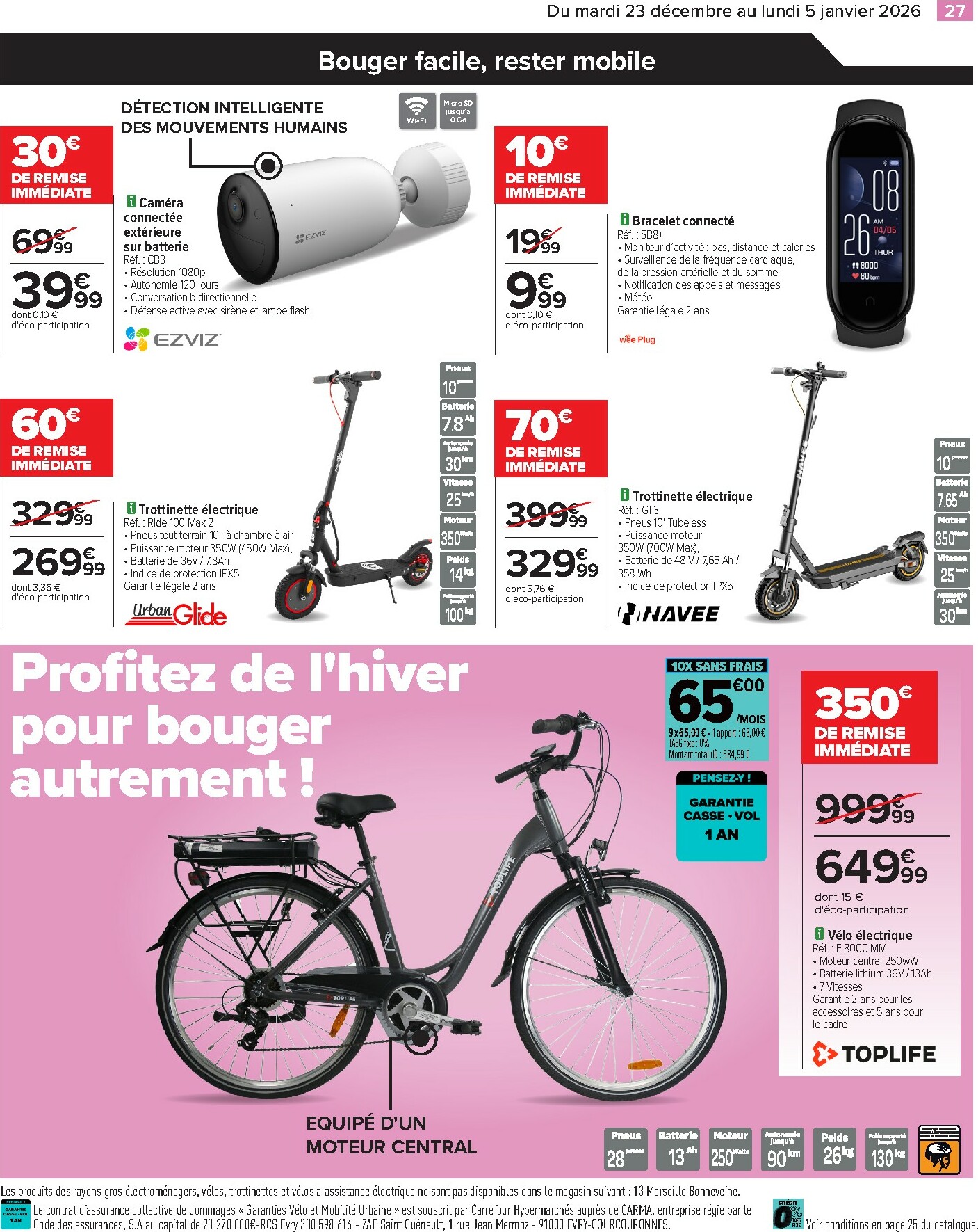carrefour - Catalogue Carrefour - Électroménager valable du 23/12 au 05/01 - page: 29