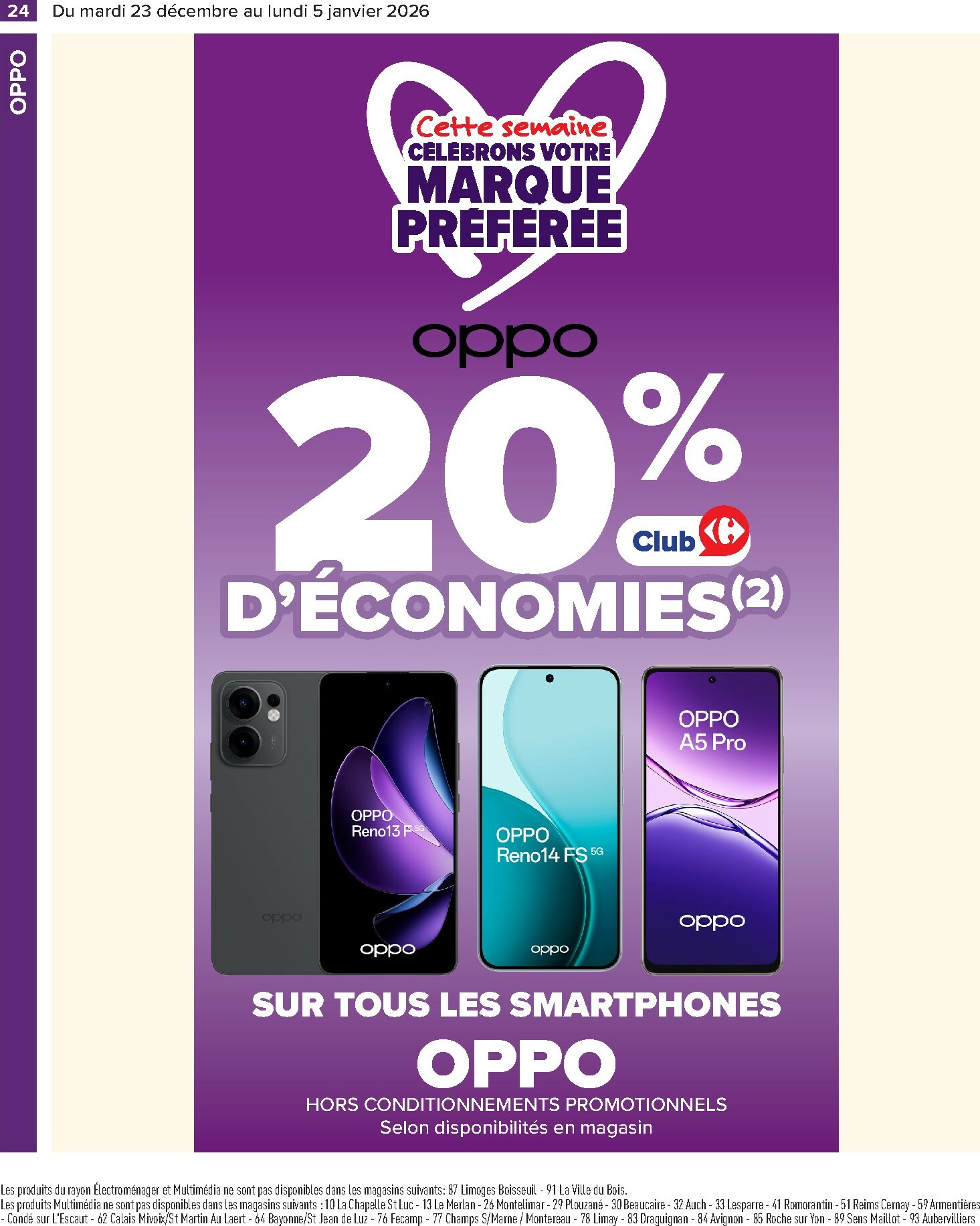 carrefour - Catalogue Carrefour - Électroménager valable du 23/12 au 05/01 - page: 26