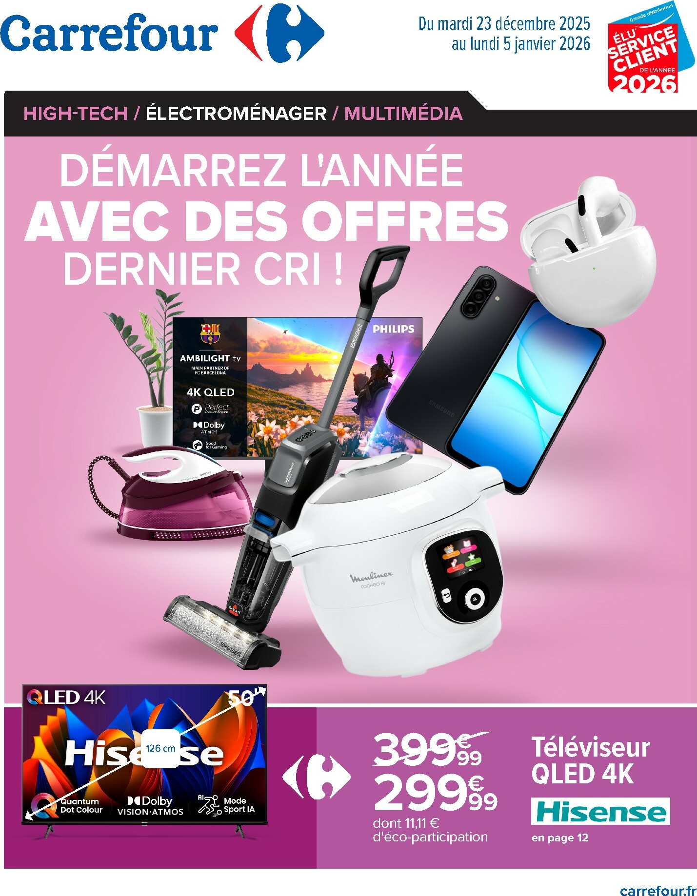 carrefour - Catalogue Carrefour - Électroménager valable du 23/12 au 05/01