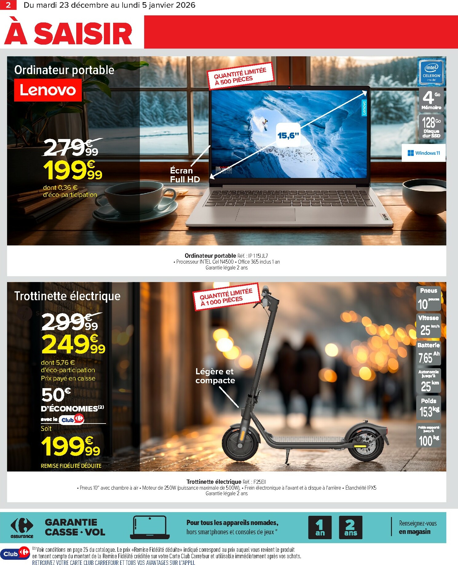 carrefour - Catalogue Carrefour - Électroménager valable du 23/12 au 05/01 - page: 4