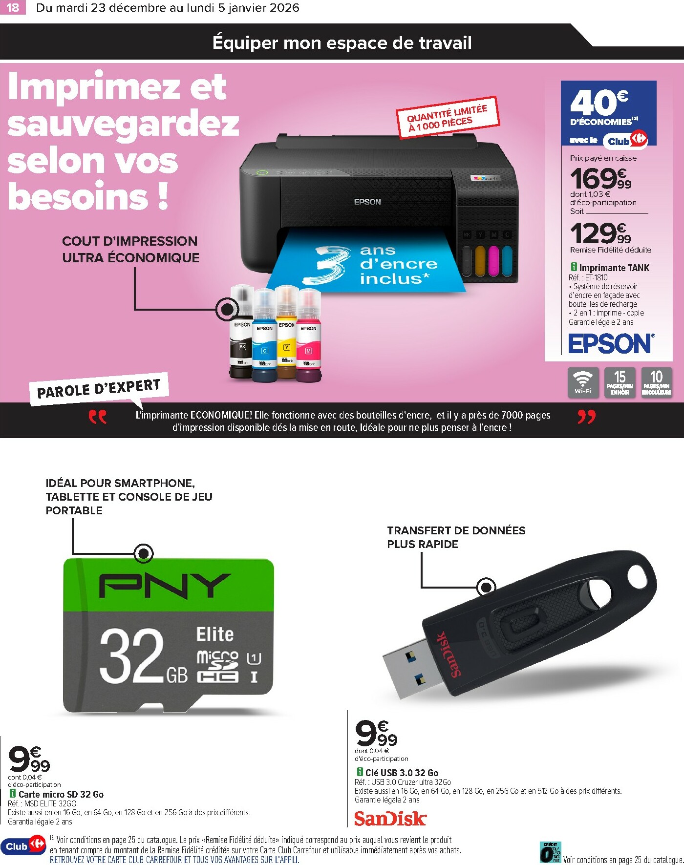 carrefour - Catalogue Carrefour - Électroménager valable du 23/12 au 05/01 - page: 20