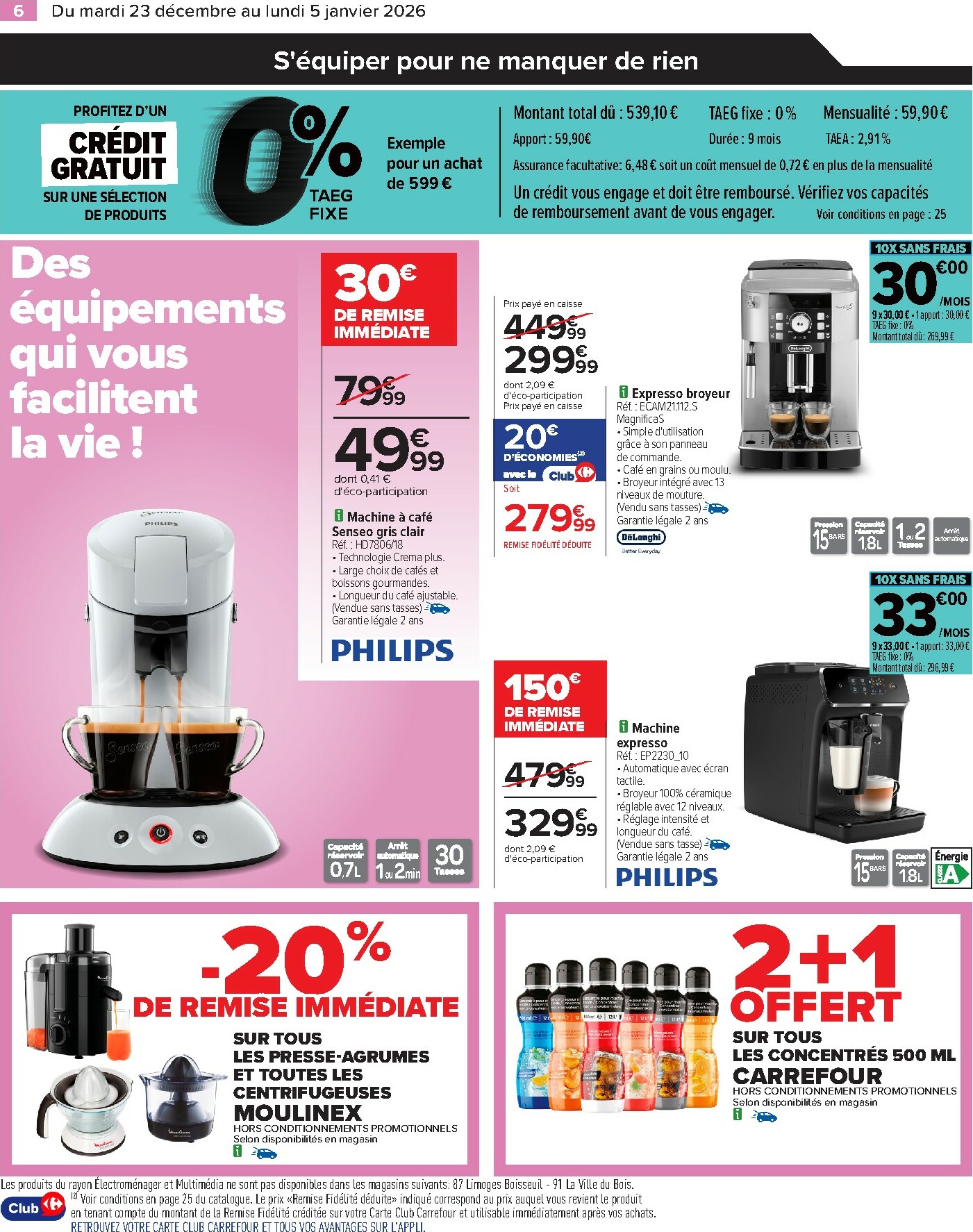 carrefour - Catalogue Carrefour - Électroménager valable du 23/12 au 05/01 - page: 8