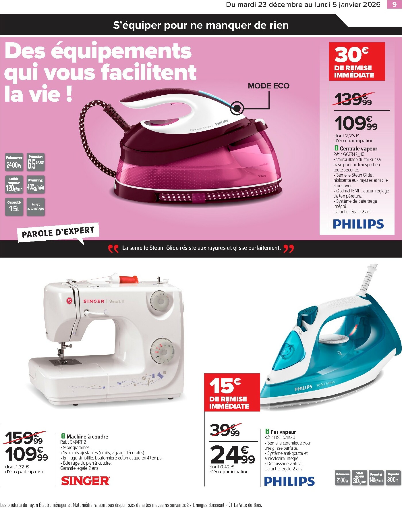 carrefour - Catalogue Carrefour - Électroménager valable du 23/12 au 05/01 - page: 11