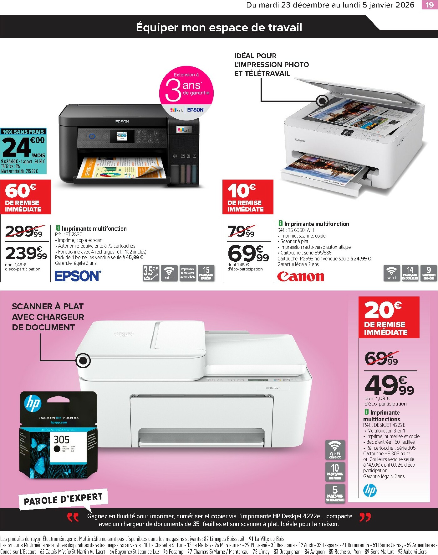 carrefour - Catalogue Carrefour - Électroménager valable du 23/12 au 05/01 - page: 21