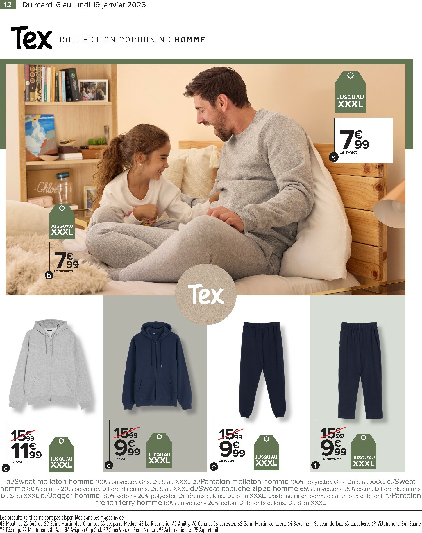 carrefour - Catalogue Carrefour - Spécial Cocooning valable du 06/01 au 19/01 - page: 12