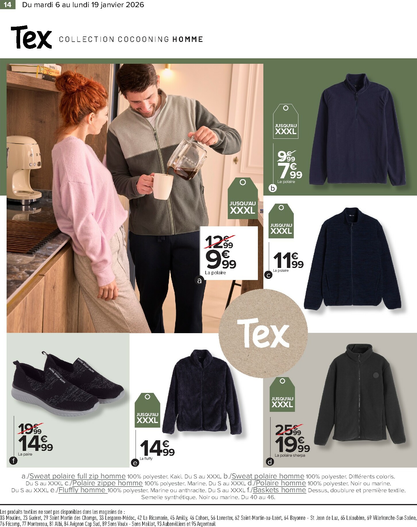 carrefour - Catalogue Carrefour - Spécial Cocooning valable du 06/01 au 19/01 - page: 14