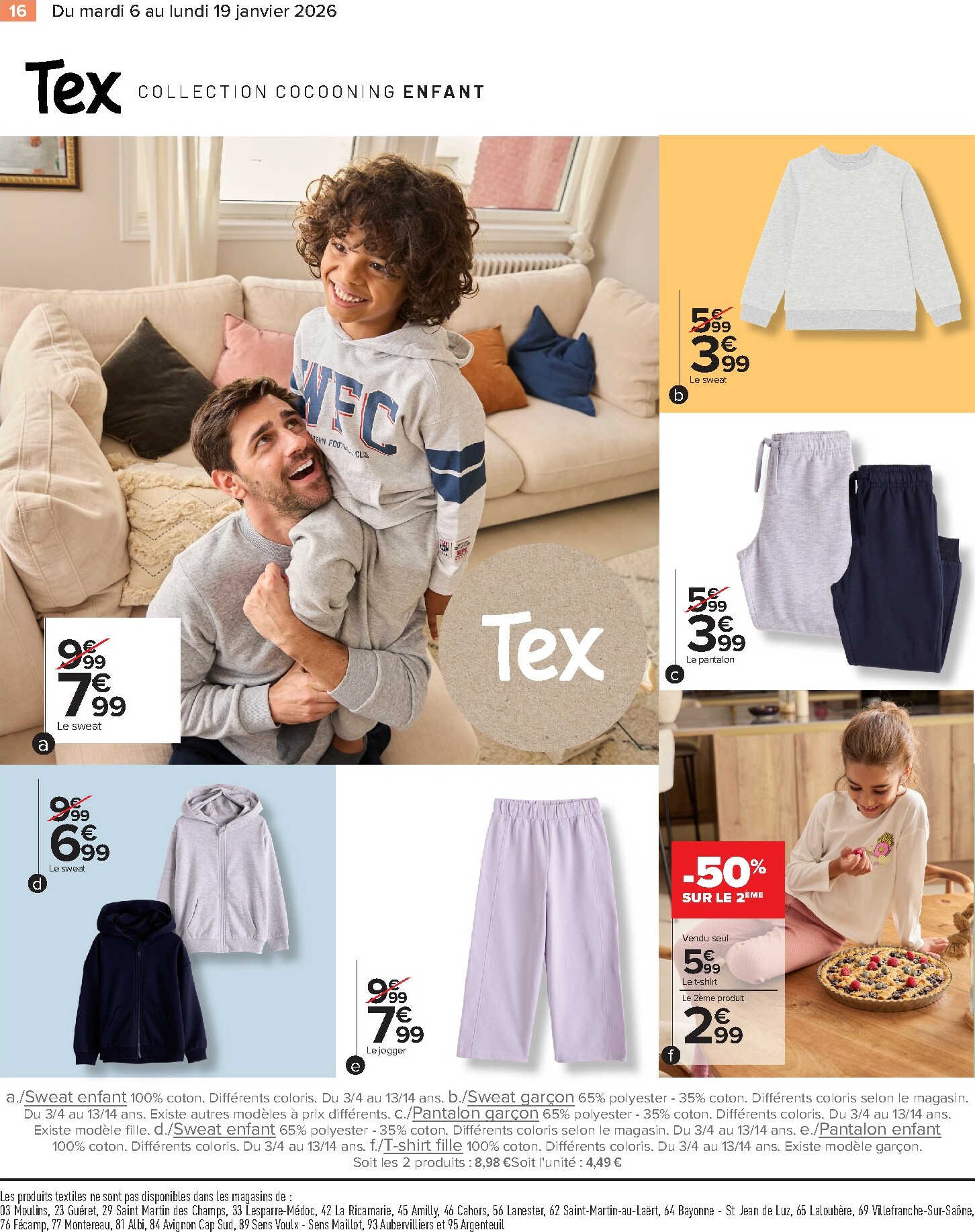 carrefour - Catalogue Carrefour - Spécial Cocooning valable du 06/01 au 19/01 - page: 16