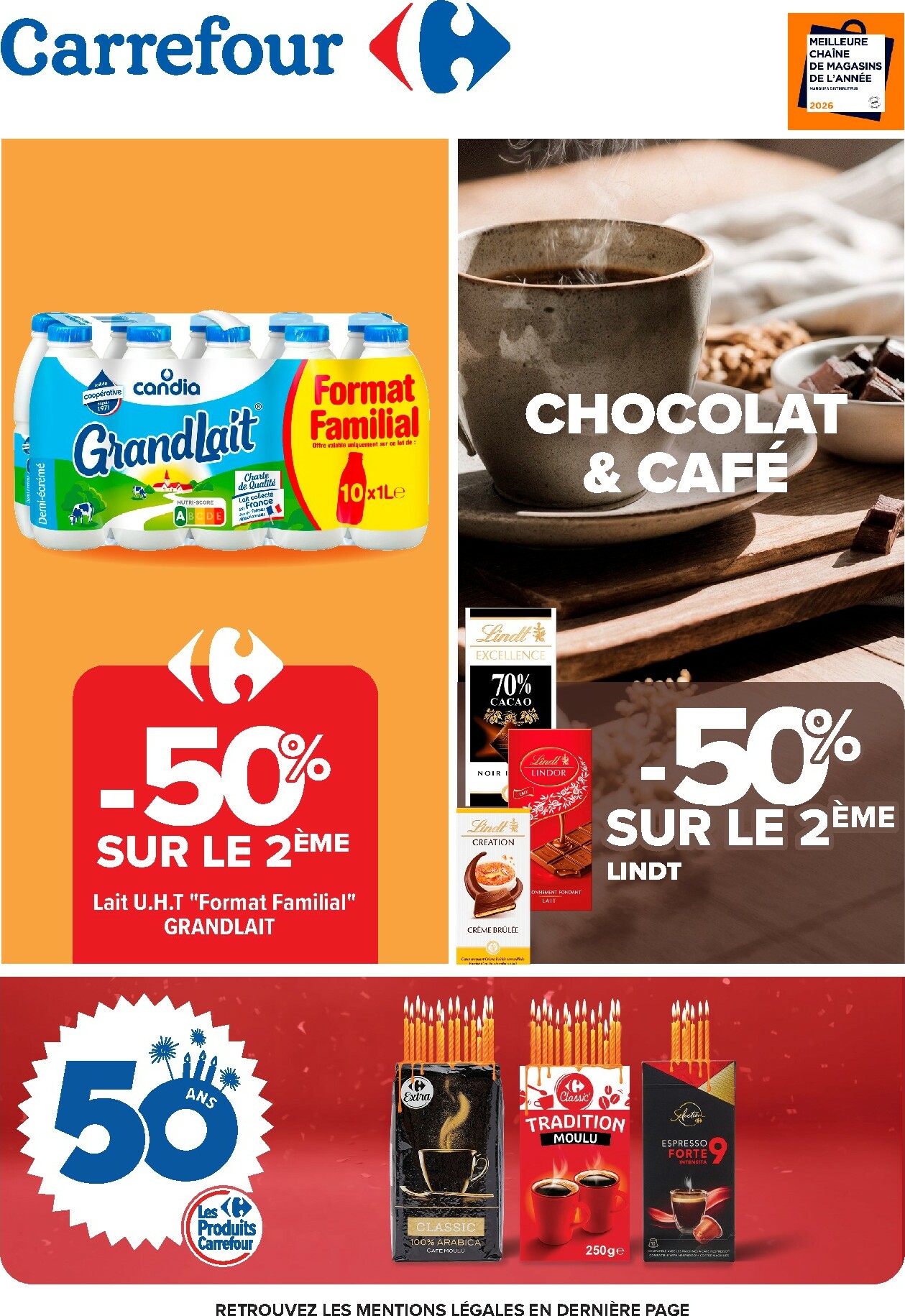 carrefour - Catalogue Carrefour - Chocolat et Café valable du 06/01 au 19/01