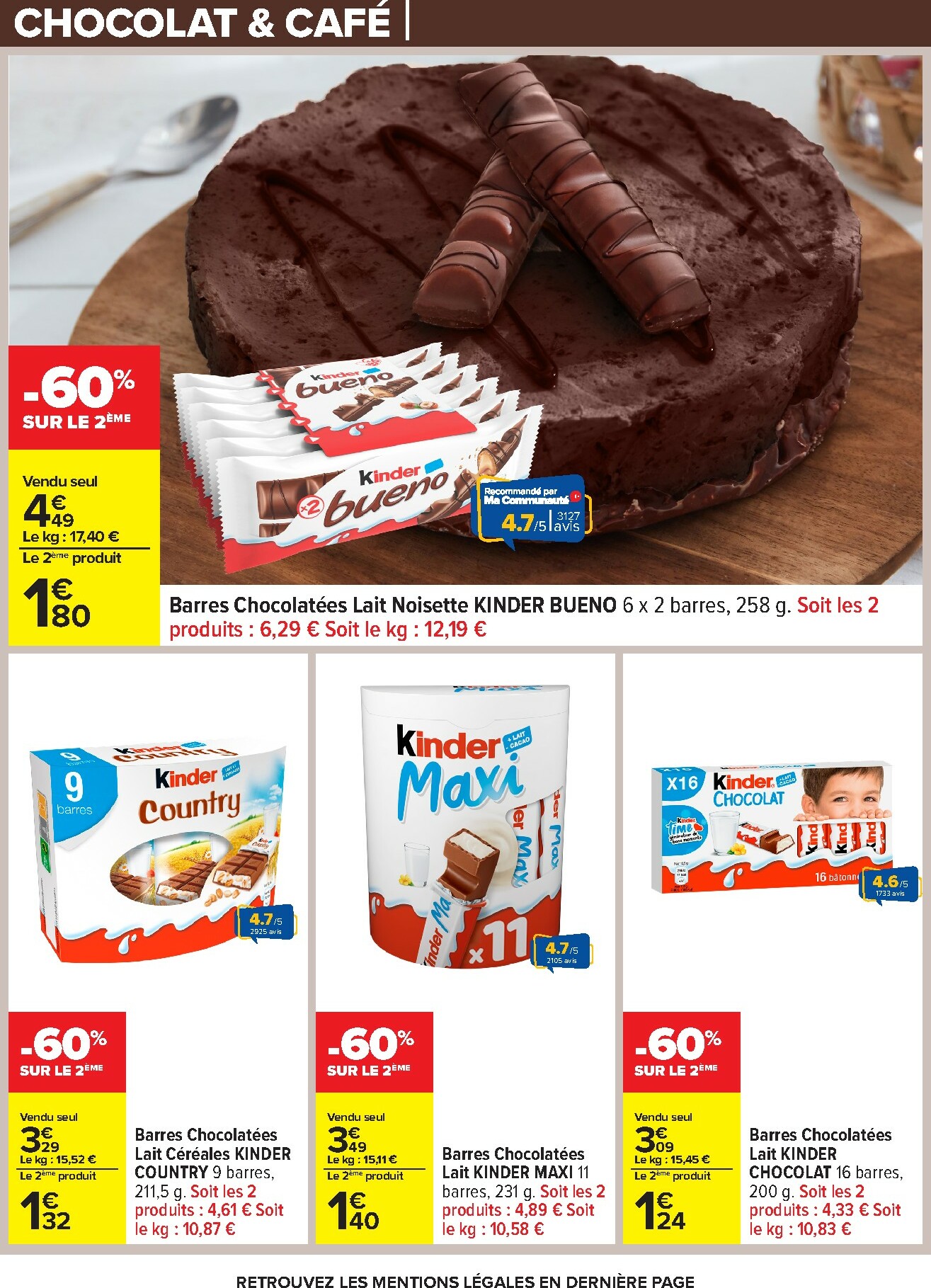 carrefour - Catalogue Carrefour - Chocolat et Café valable du 06/01 au 19/01 - page: 21