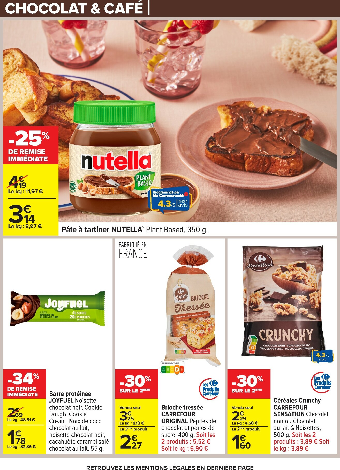 carrefour - Catalogue Carrefour - Chocolat et Café valable du 06/01 au 19/01 - page: 16