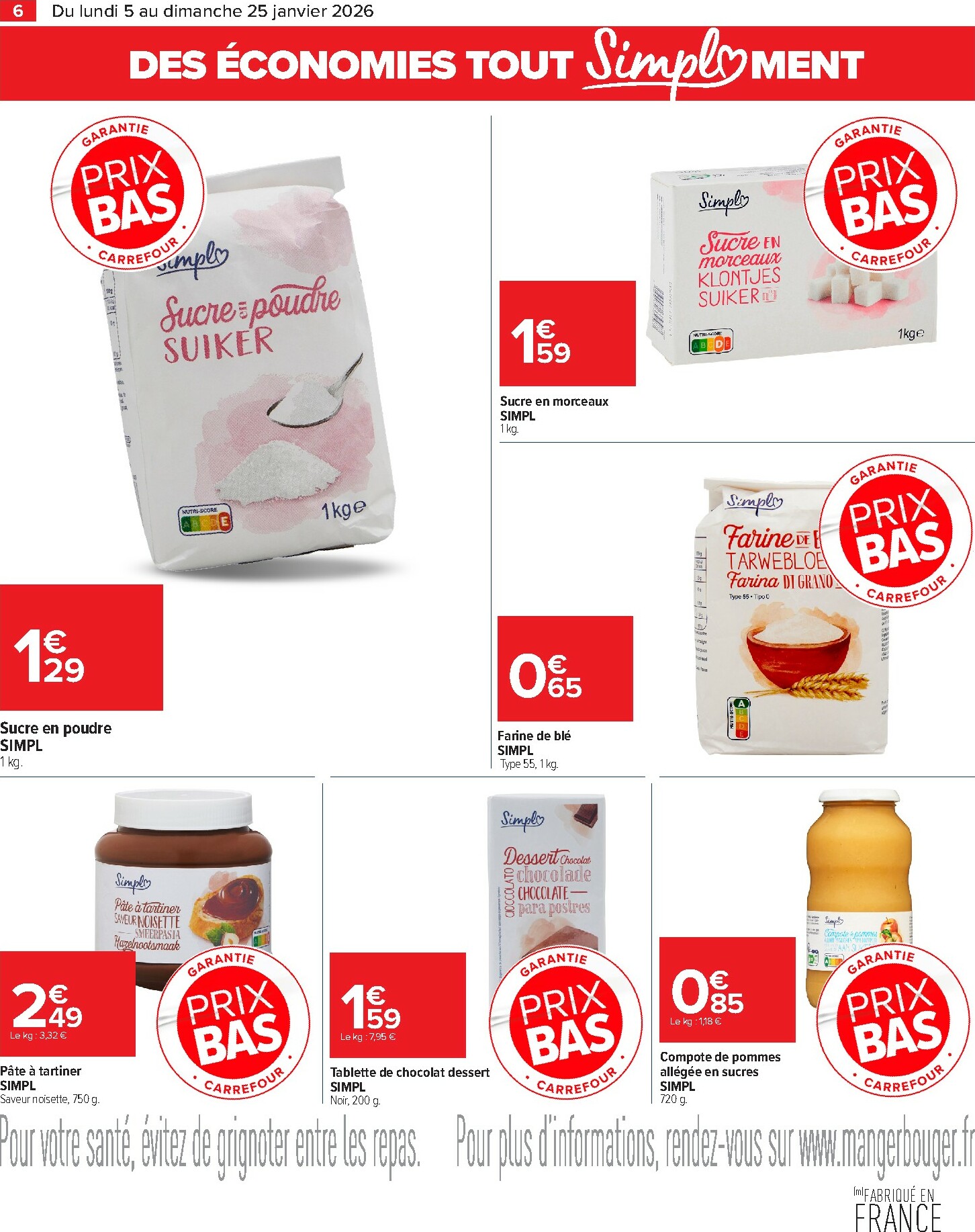 carrefour - Catalogue Carrefour - Tout Simplement valable du 05/01 au 25/01 - page: 6