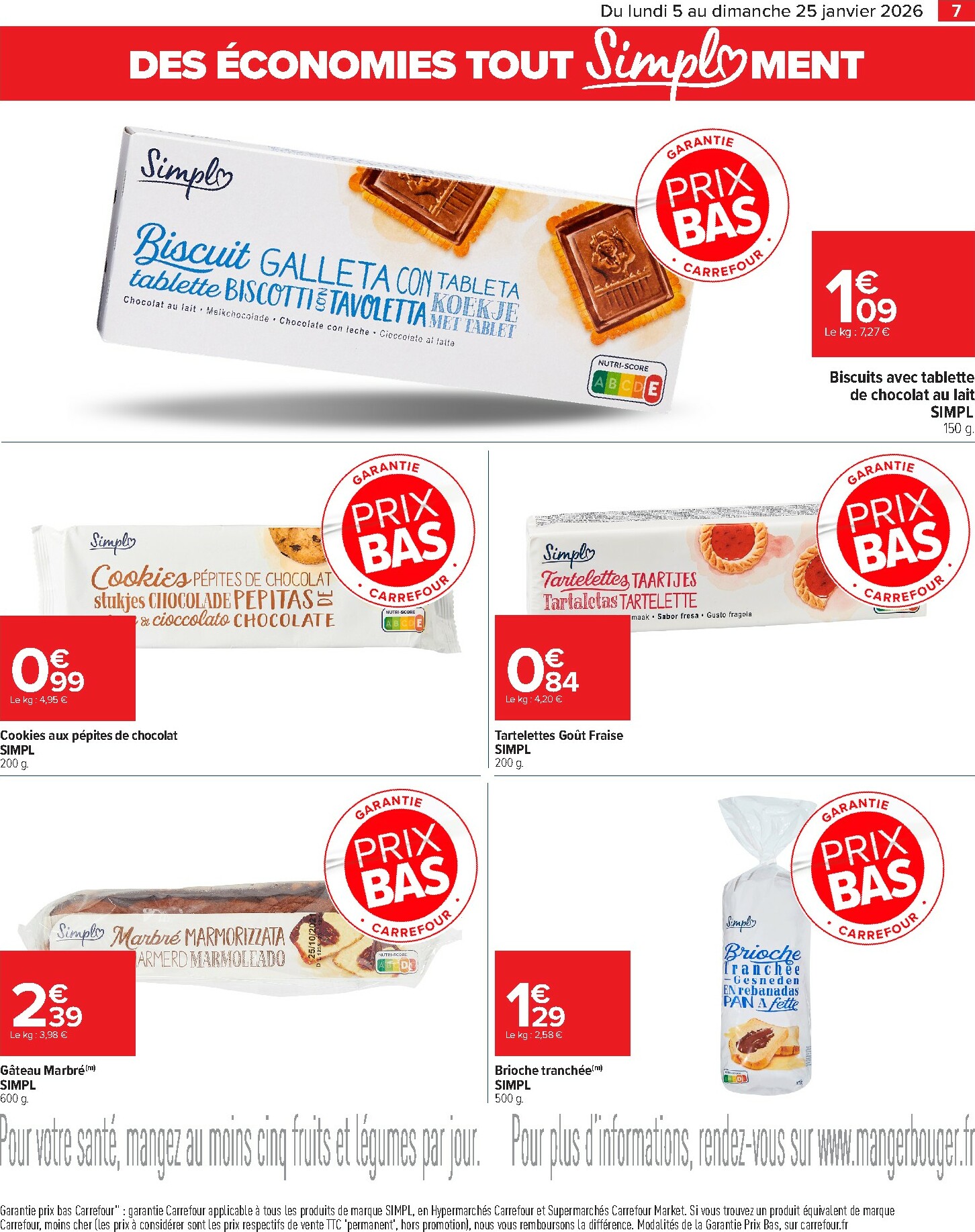 carrefour - Catalogue Carrefour - Tout Simplement valable du 05/01 au 25/01 - page: 7