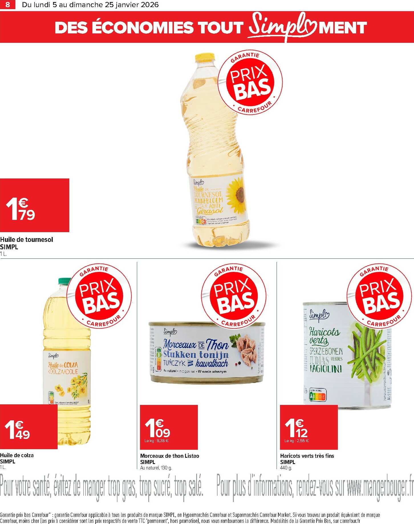 carrefour - Catalogue Carrefour - Tout Simplement valable du 05/01 au 25/01 - page: 8