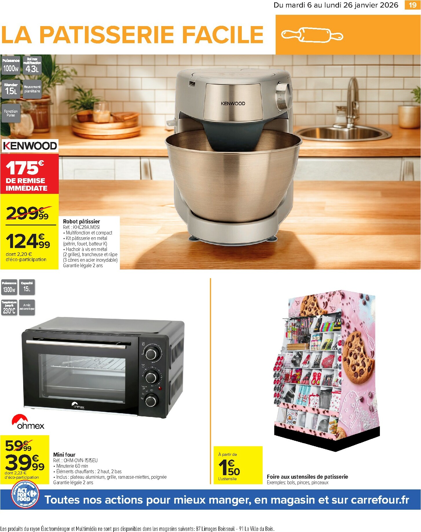 carrefour - Catalogue Carrefour - Partageons le Goût du Mieux Manger valable du 06/01 au 26/01 - page: 19
