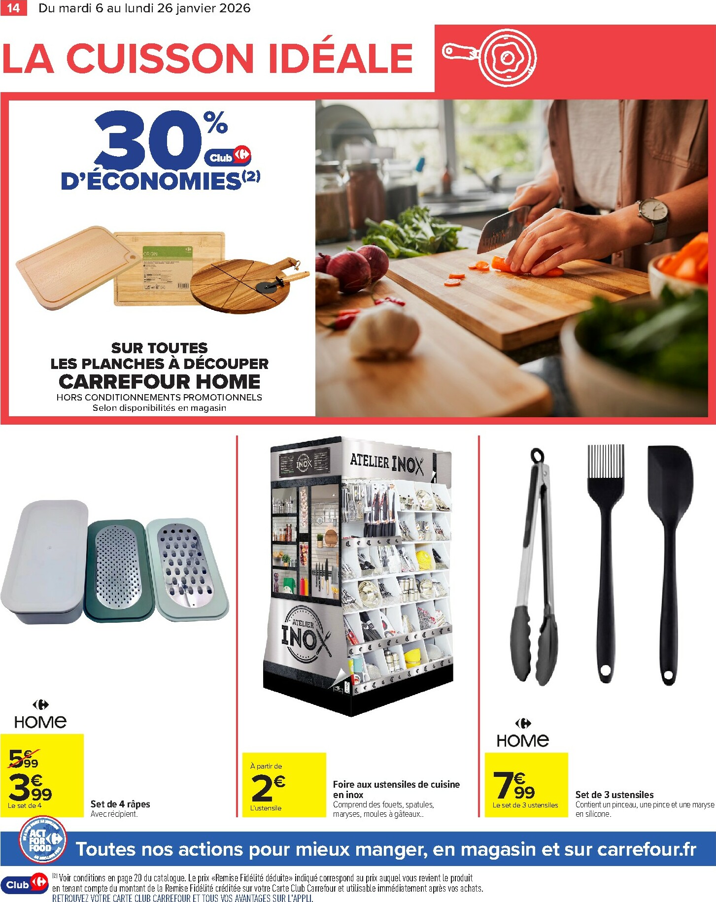 carrefour - Catalogue Carrefour - Partageons le Goût du Mieux Manger valable du 06/01 au 26/01 - page: 14