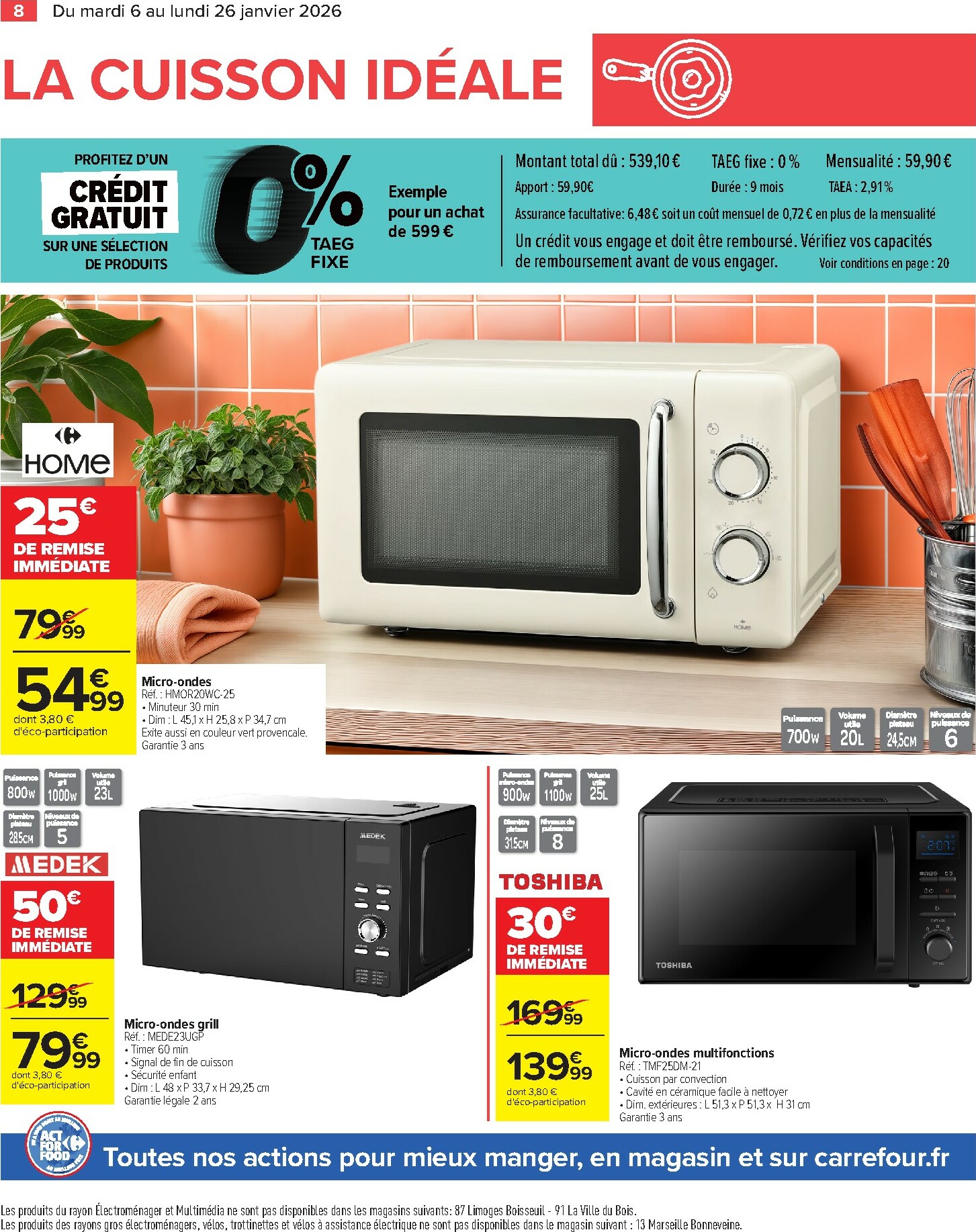 carrefour - Catalogue Carrefour - Partageons le Goût du Mieux Manger valable du 06/01 au 26/01 - page: 8