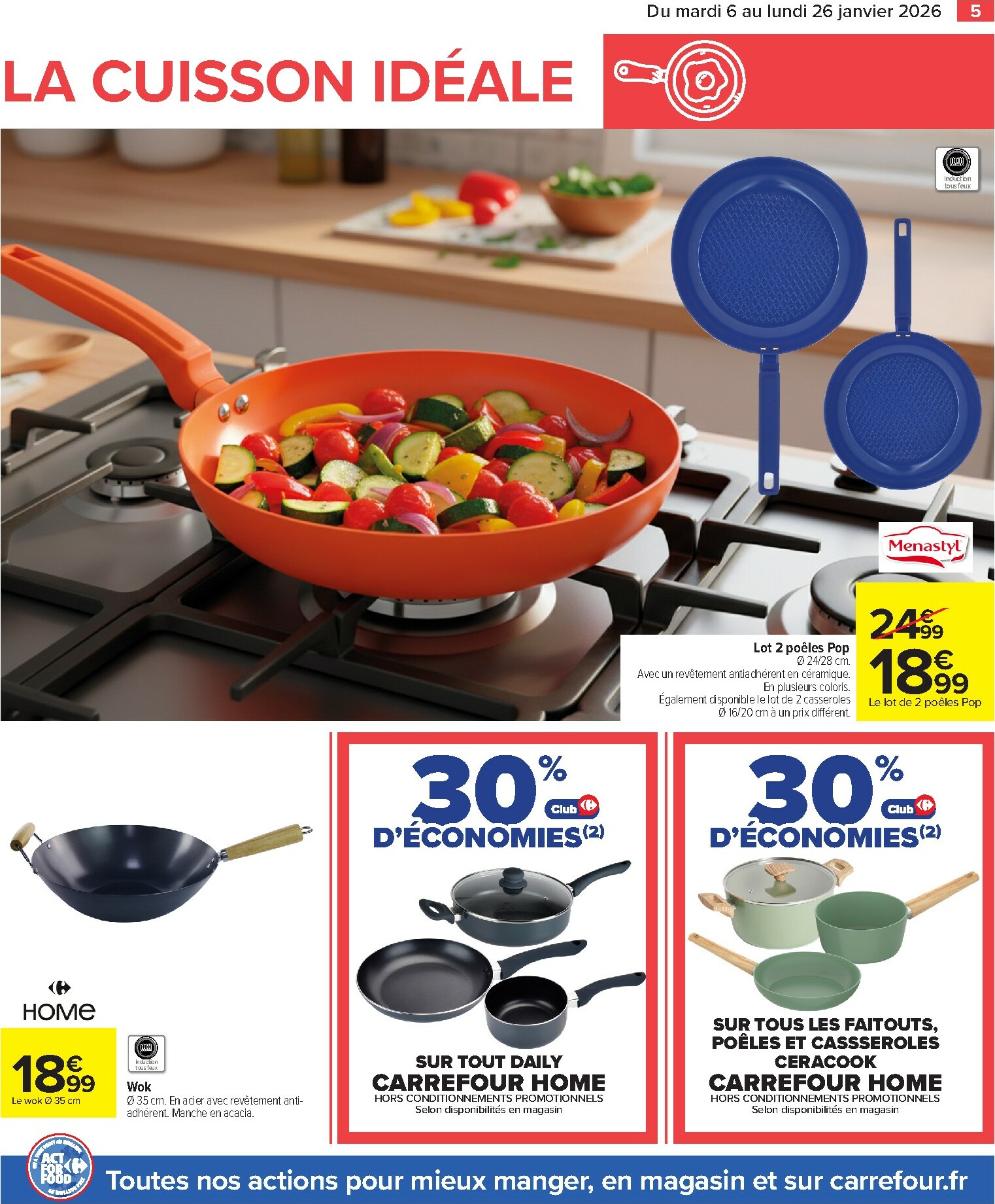 carrefour - Catalogue Carrefour - Partageons le Goût du Mieux Manger valable du 06/01 au 26/01 - page: 5