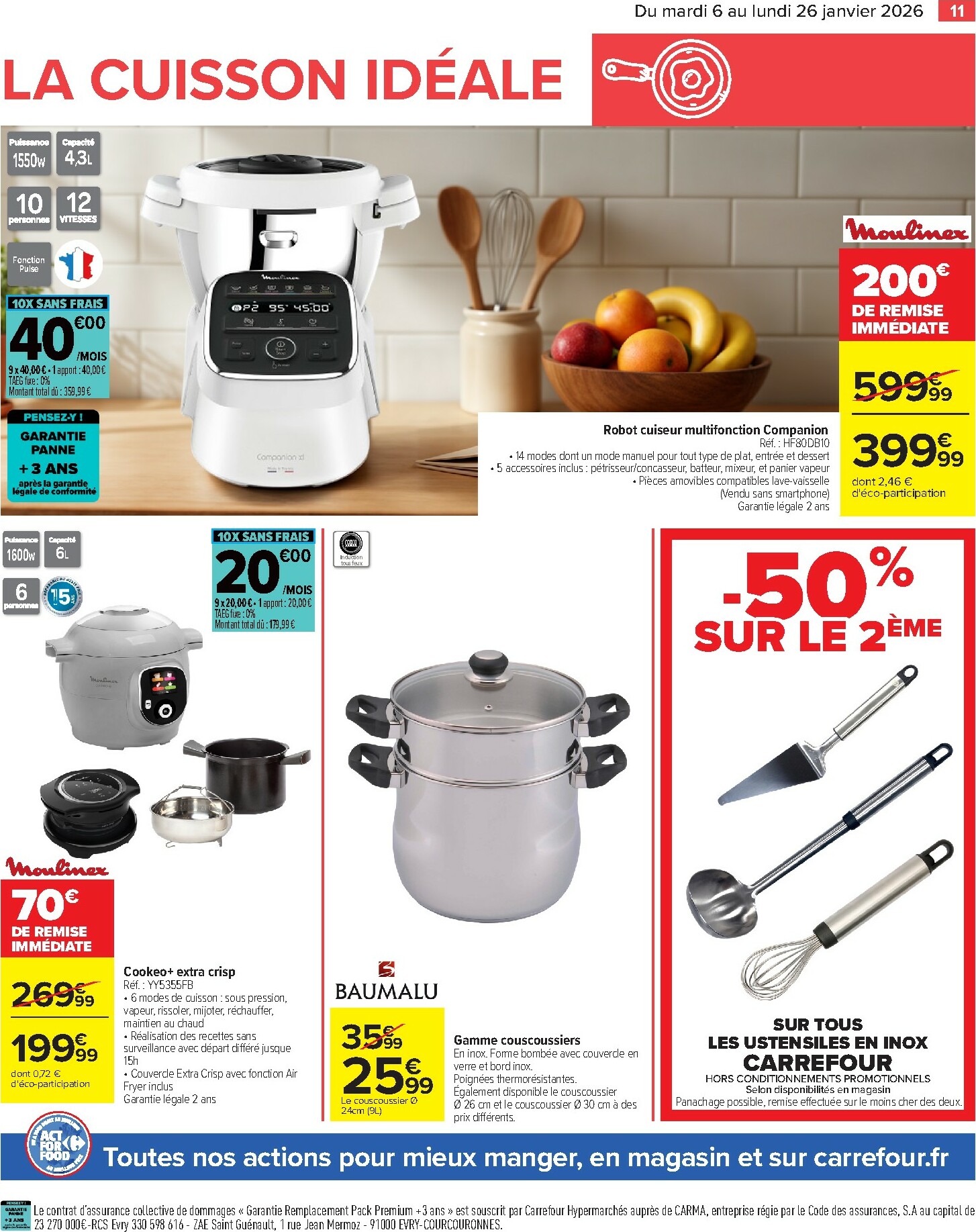 carrefour - Catalogue Carrefour - Partageons le Goût du Mieux Manger valable du 06/01 au 26/01 - page: 11