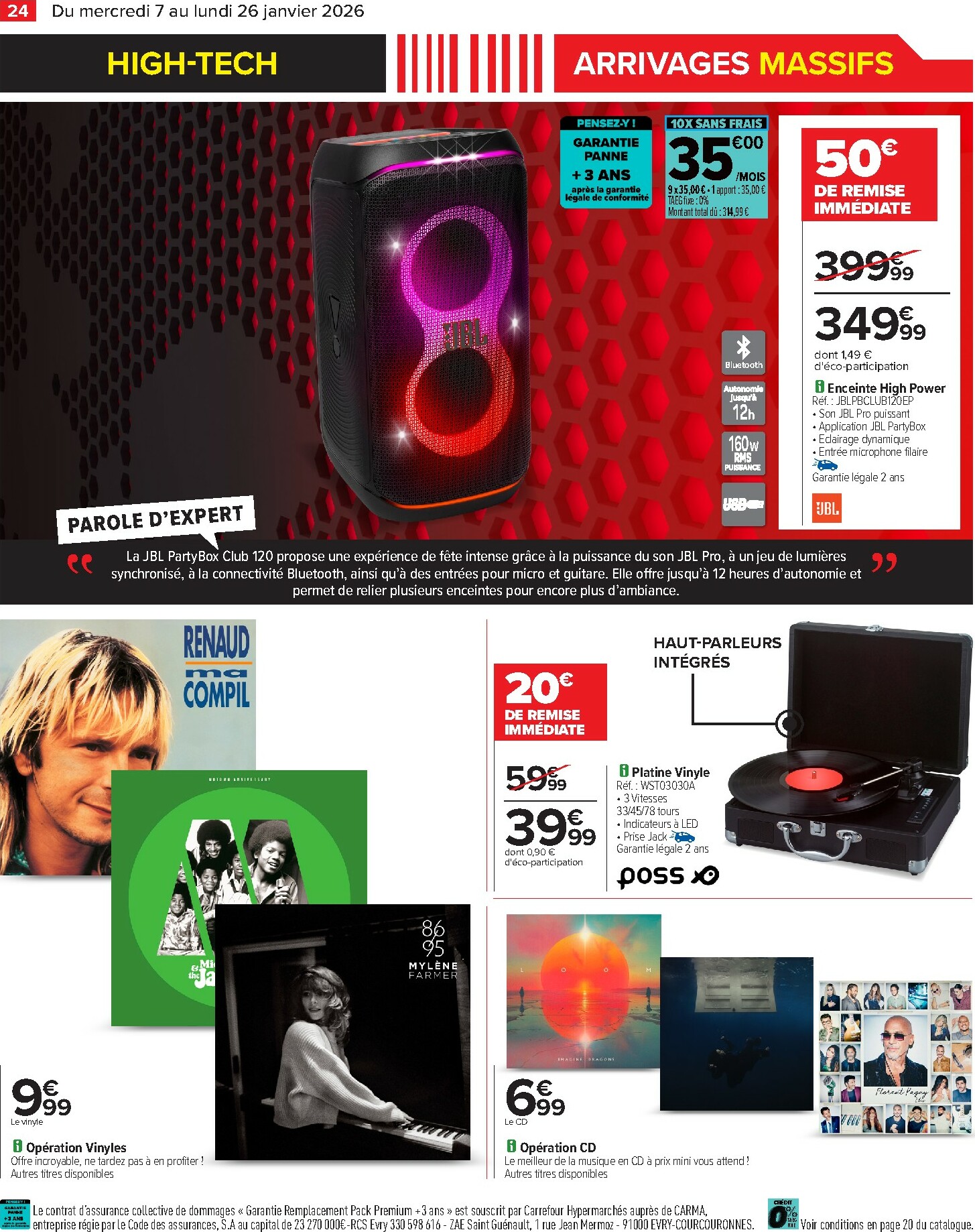 carrefour - Catalogue Carrefour - Arrivages Massifs, Restez Connectés á Vos Envies valable du 07/01 au 26/01 - page: 26