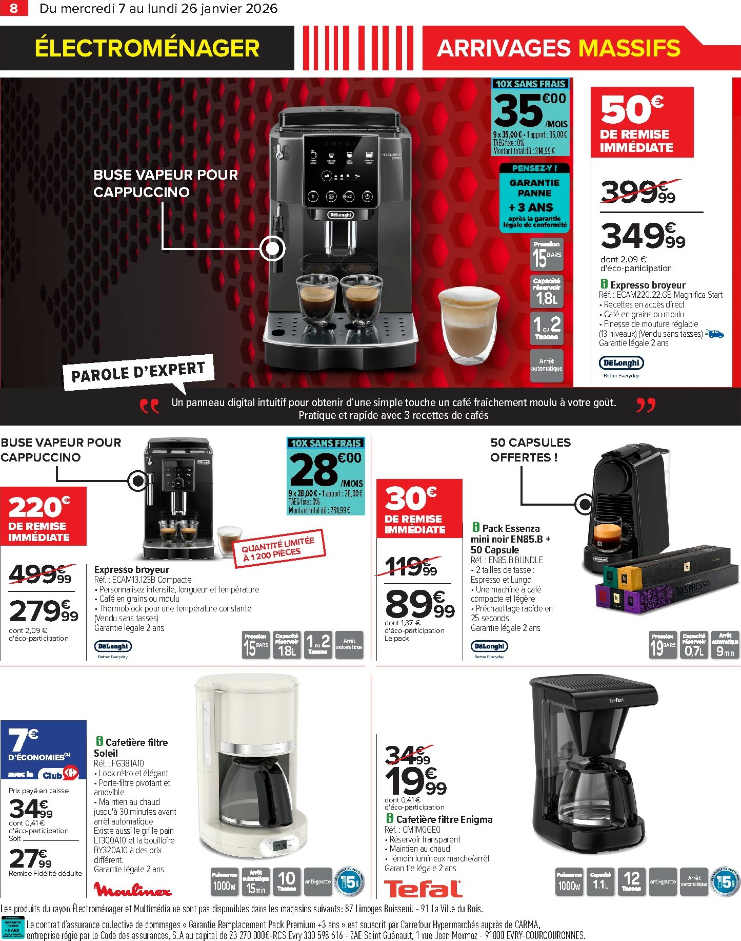 carrefour - Catalogue Carrefour - Arrivages Massifs, Restez Connectés á Vos Envies valable du 07/01 au 26/01 - page: 10