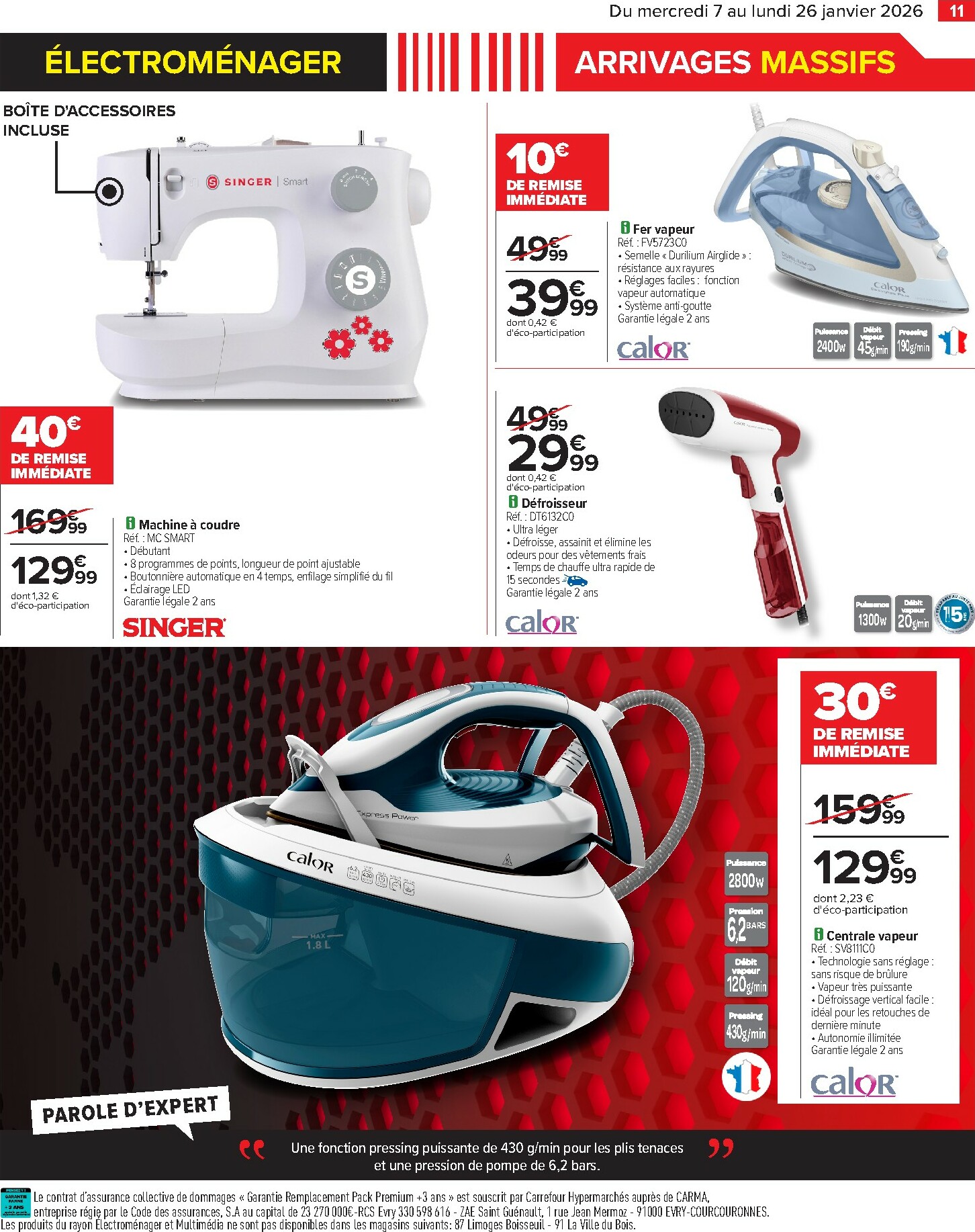 carrefour - Catalogue Carrefour - Arrivages Massifs, Restez Connectés á Vos Envies valable du 07/01 au 26/01 - page: 13